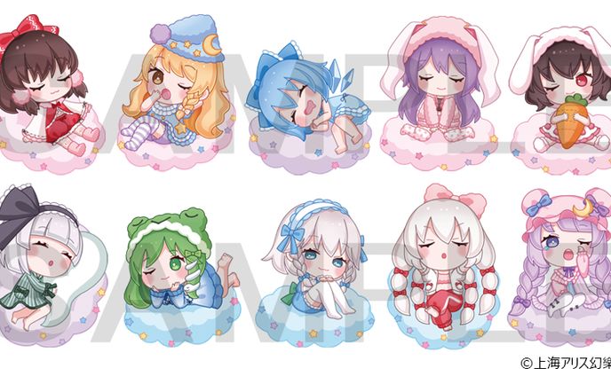 work┊ミニキャライラスト┊東方Project