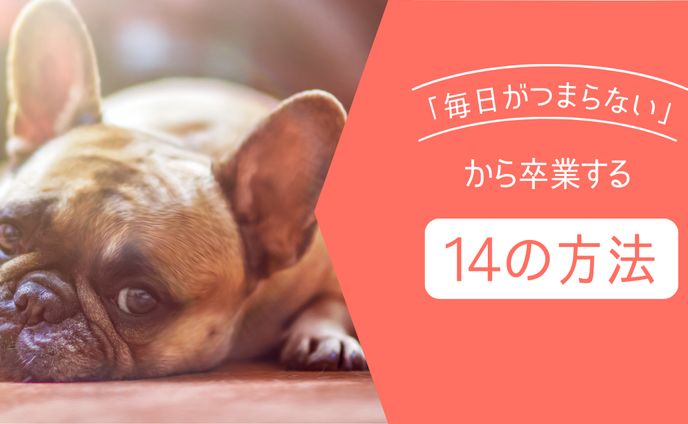 「毎日がつまらない」をテーマにしたアイキャッチ
