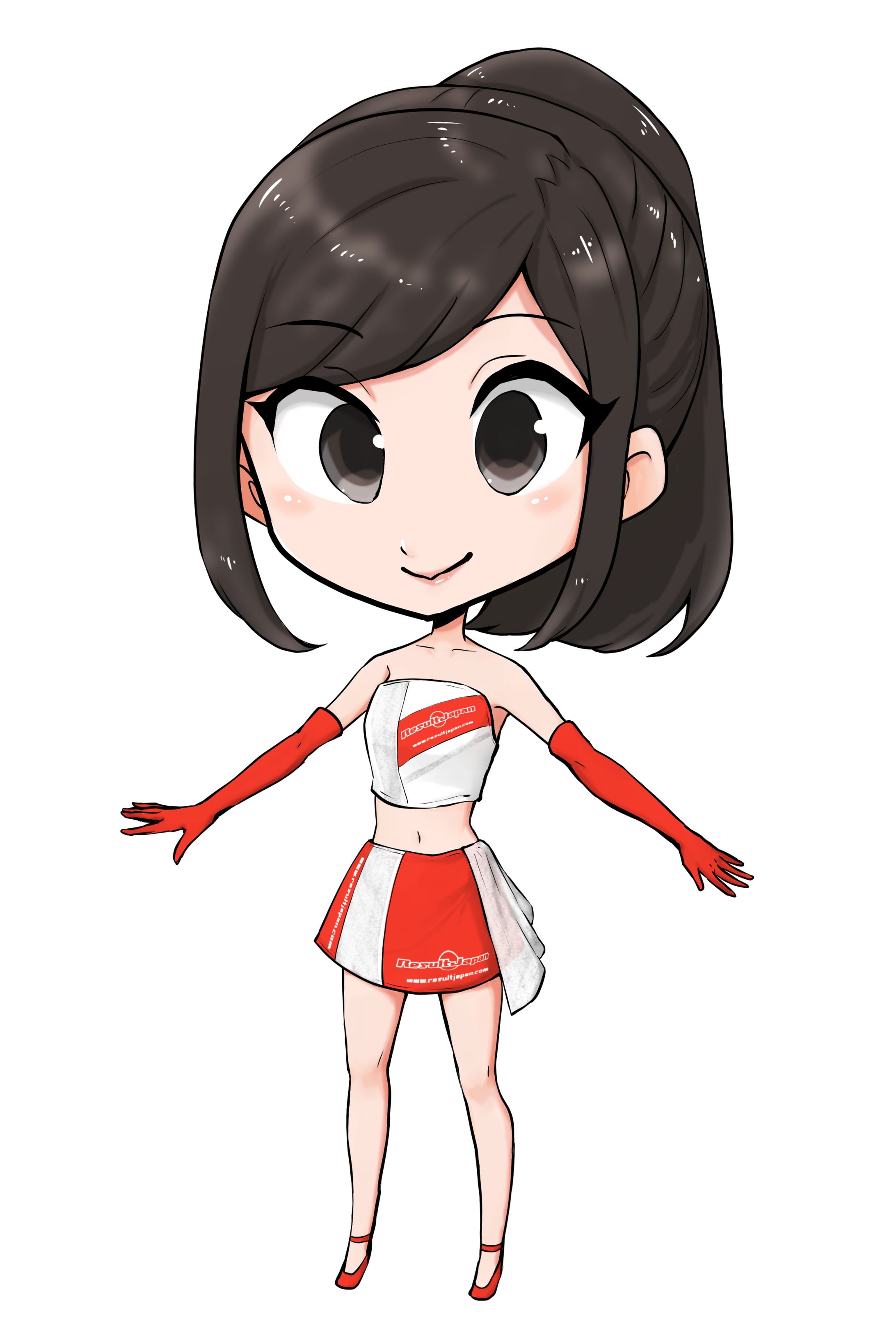 Result Japan「月島 奈々」さんのキャラクターイラスト-1