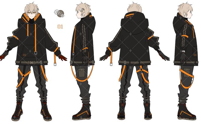 【仕事絵】衣装デザイン