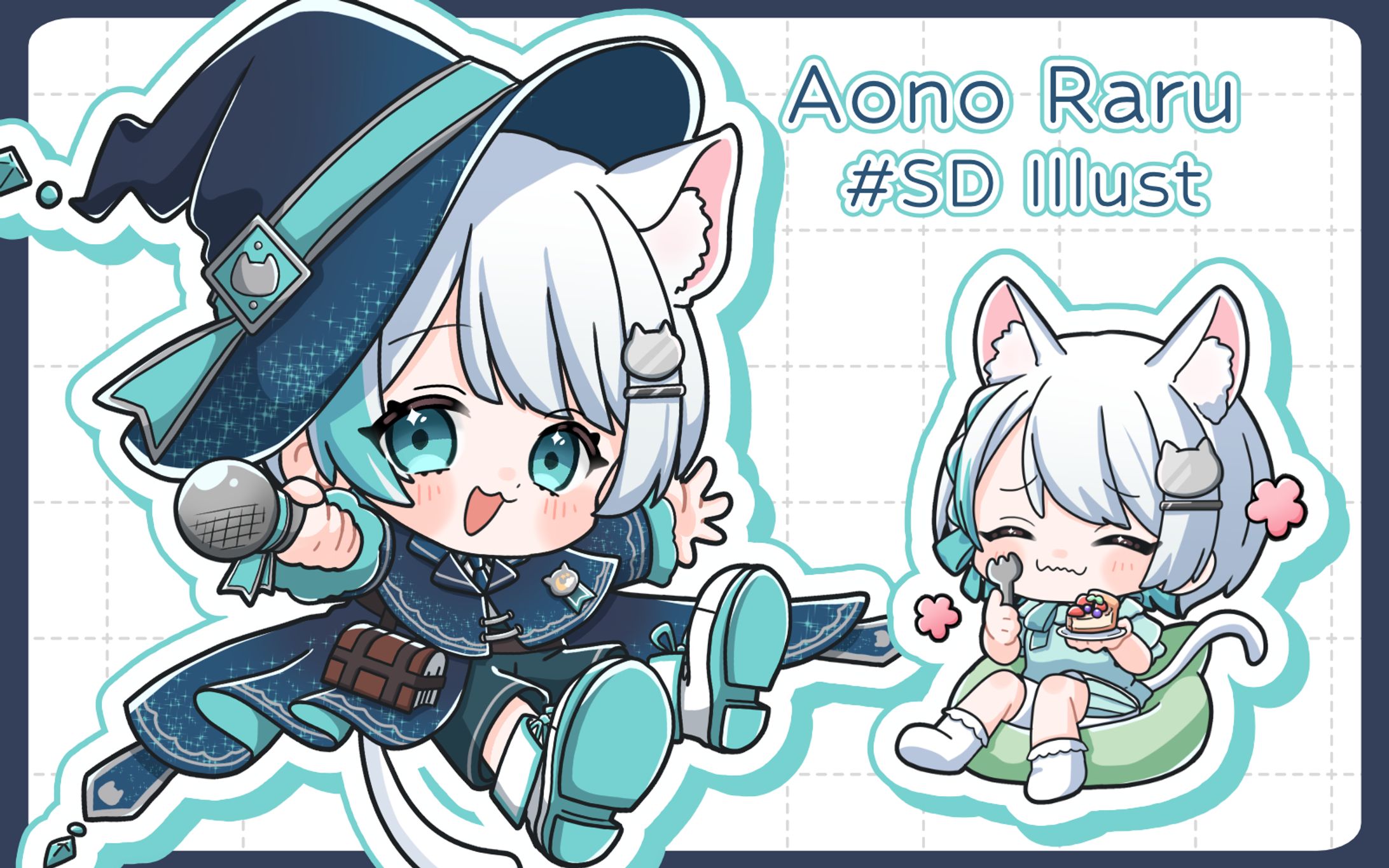 碧乃らる様 / シンプルSDイラスト-1