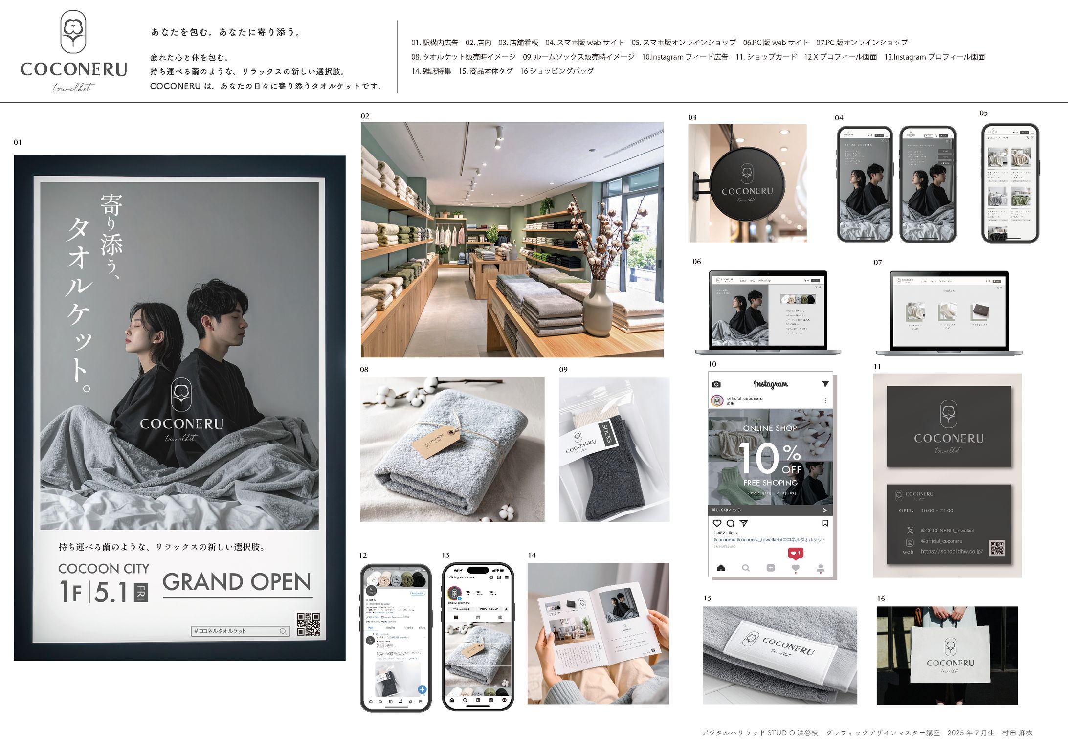 COCONERU towelket A1ボード-1