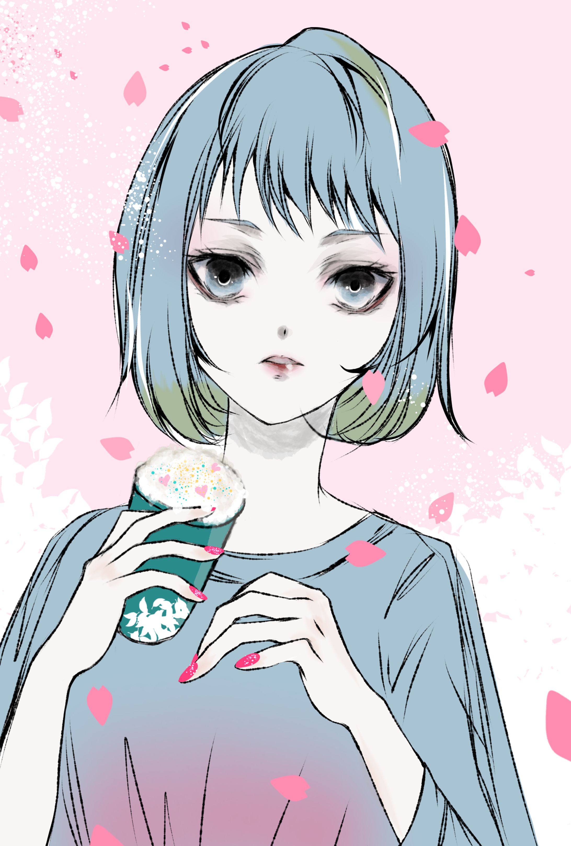 イラスト　春色-1