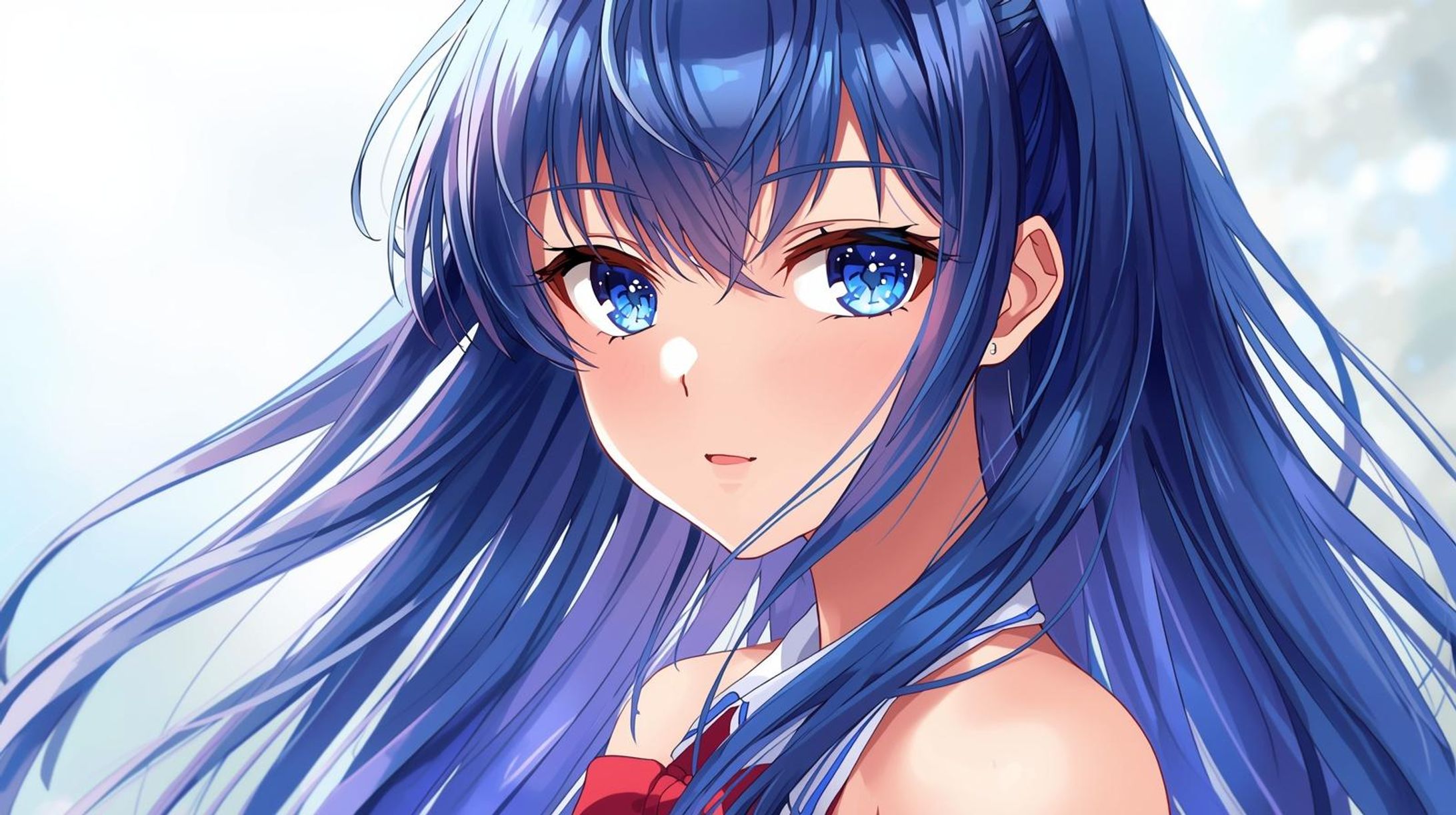 青髪の女の子-1