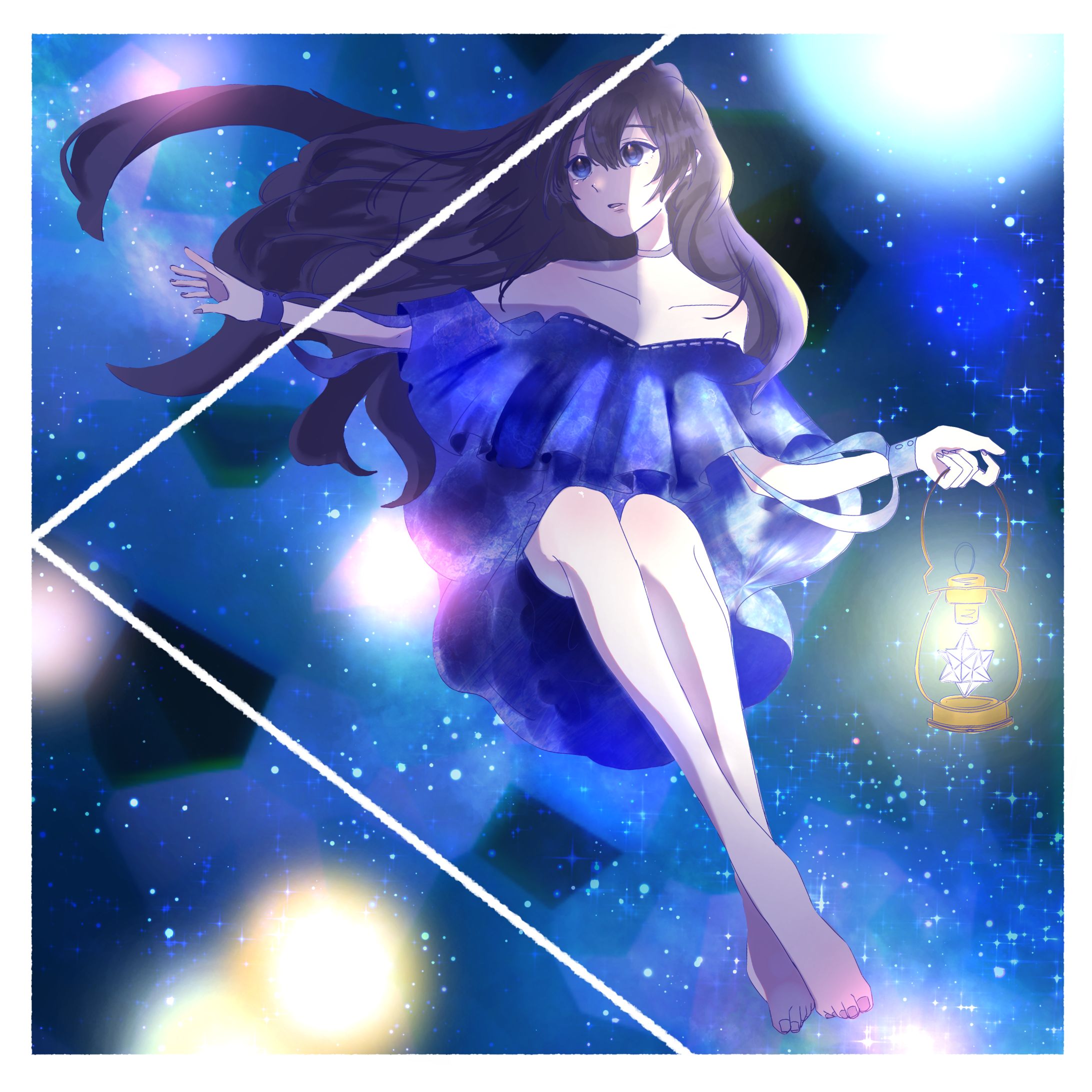 【ご依頼】星灯の在処/紙崎ねい ジャケットイラスト-1