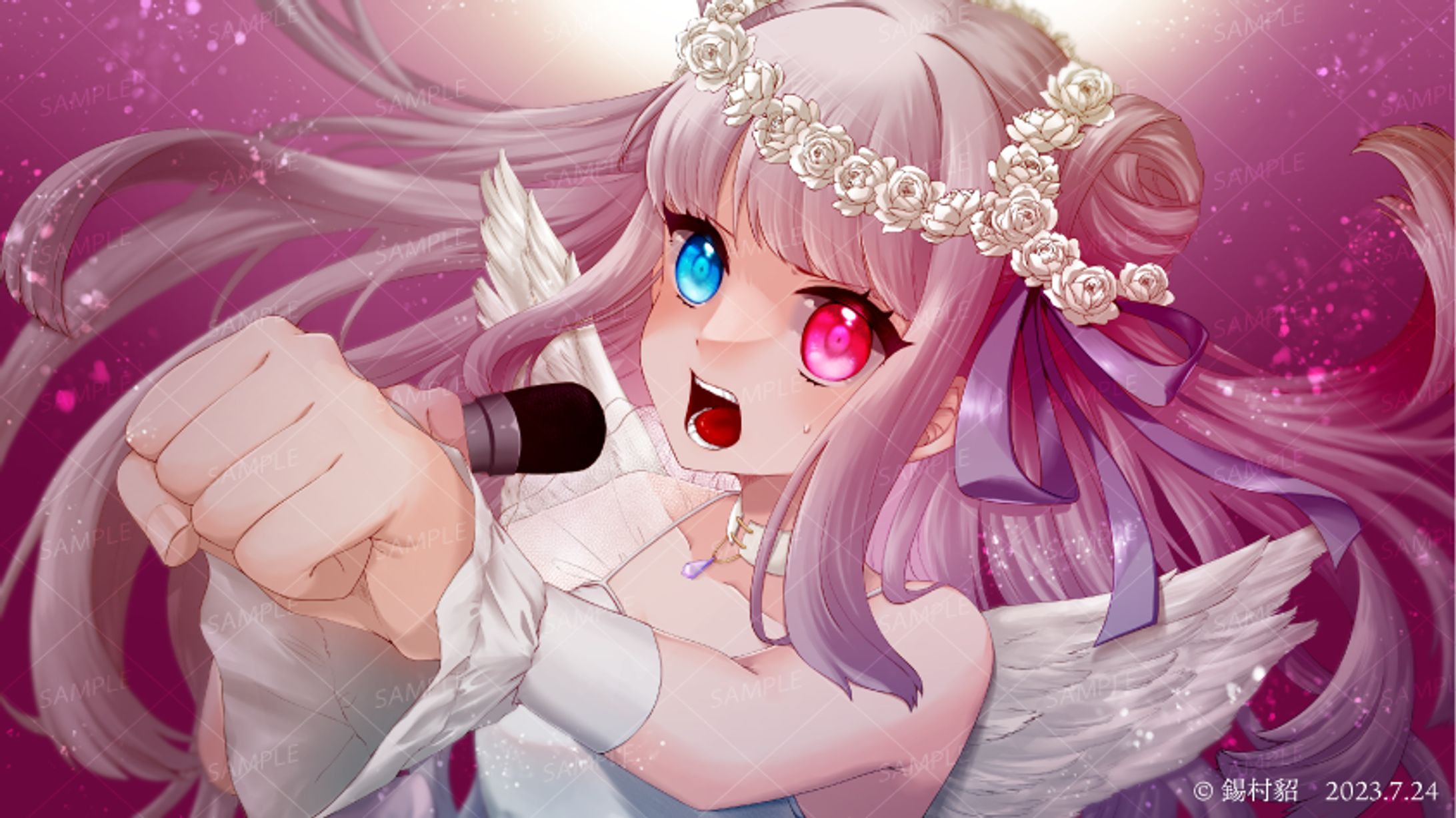 白羽ルリア様 動画用イラスト-1