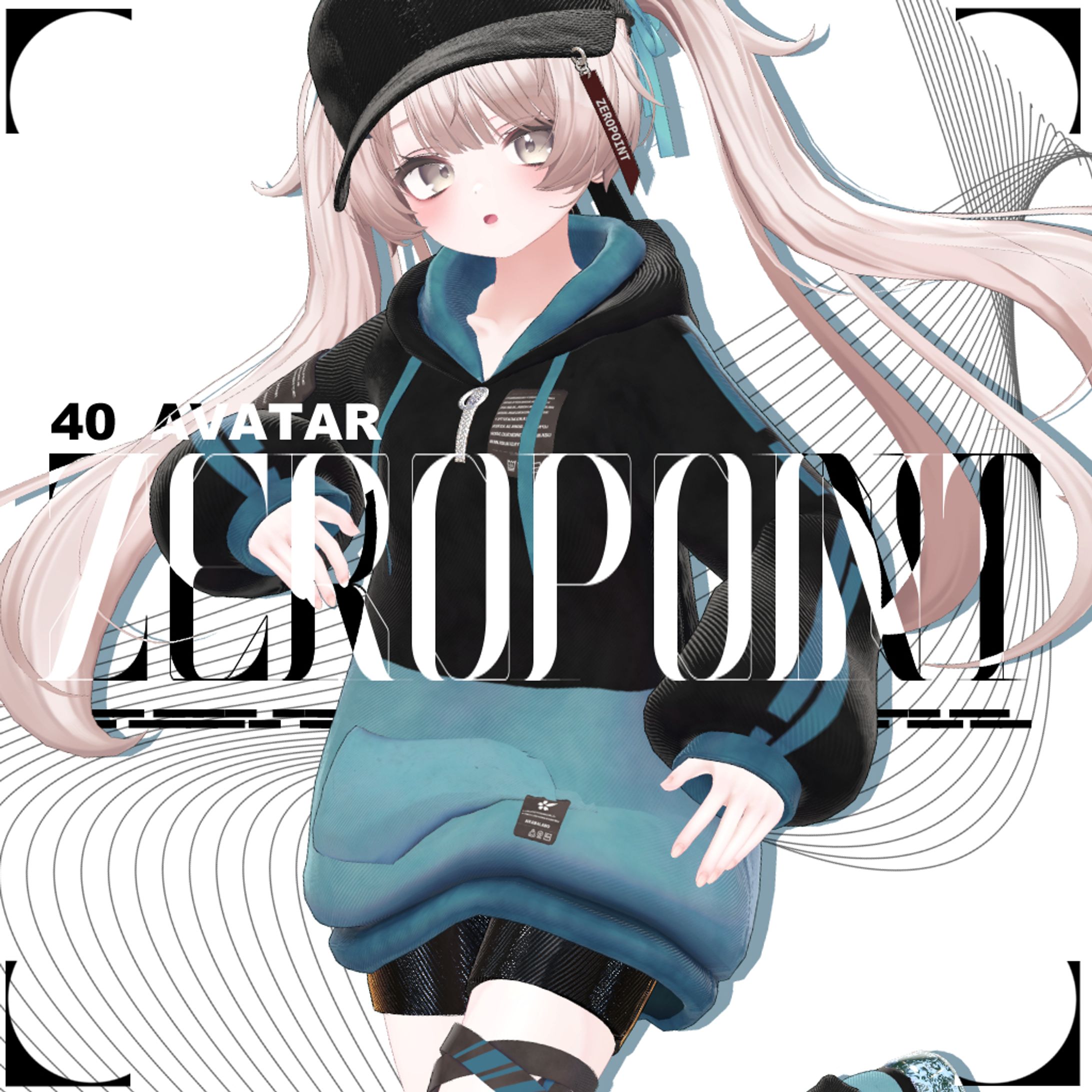 🌸モデル制作/ZEROPOINT【 #VRChat 】-1