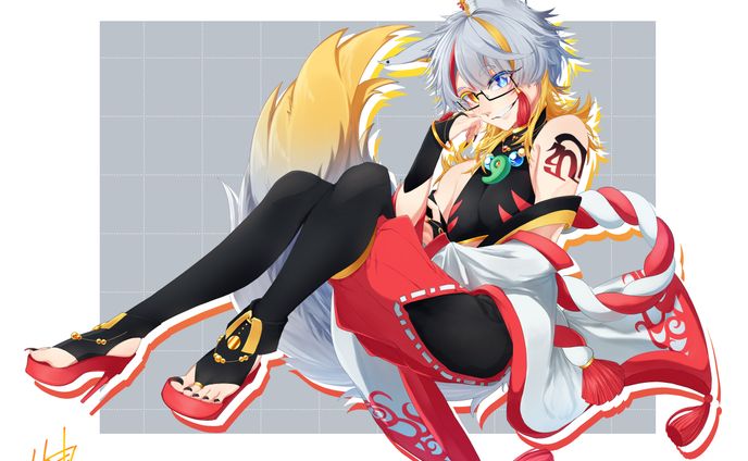 【自主制作】犬神  キービジュアル