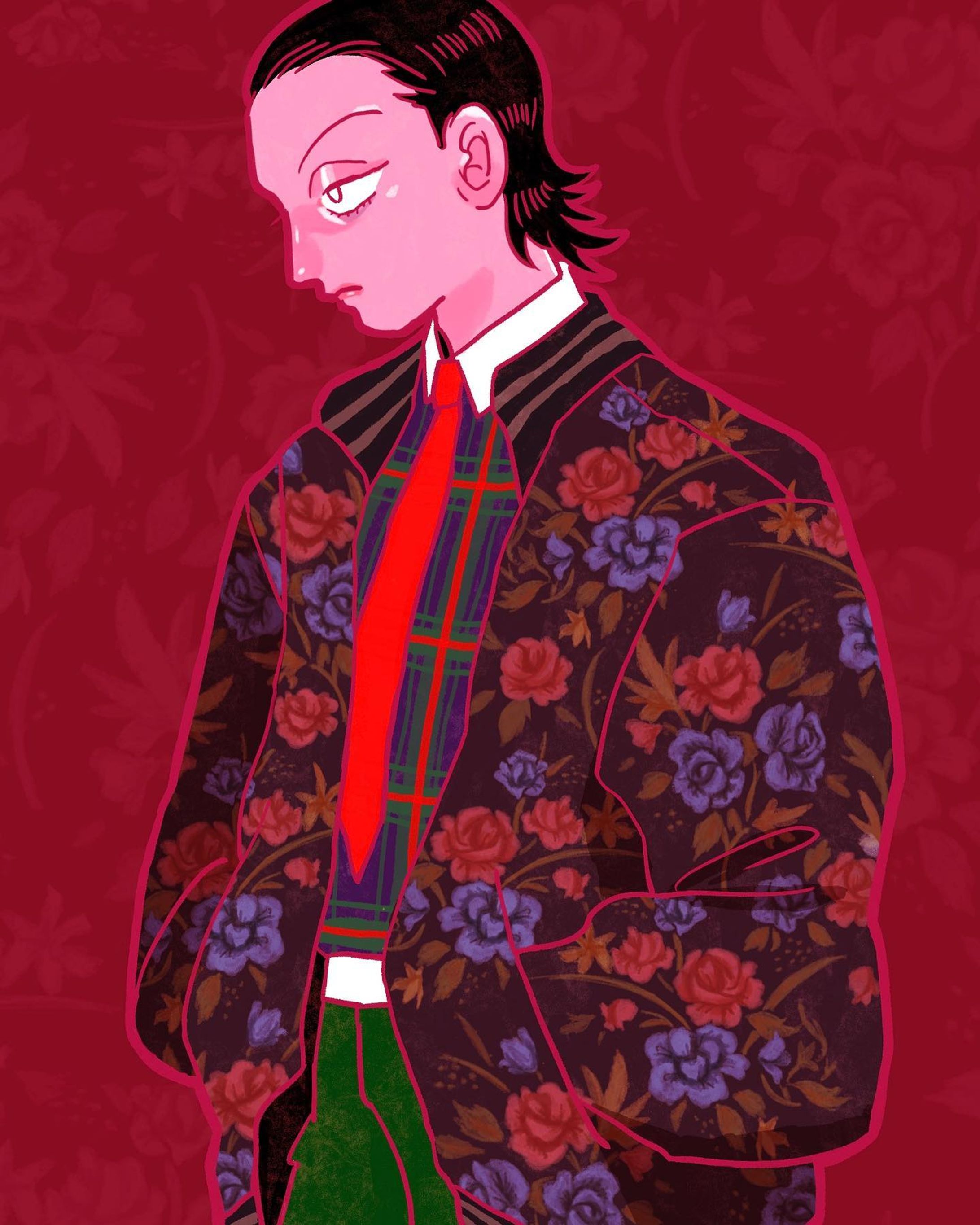 .
🌹👔🌹
2022.11.06

#illustration #illustrations #illustrator #illustgram #design #designer #イラスト #イラストレーター #イラスタグラム #キャラクターデザイン #キャラデザ #創作イラスト #創作 #衣装デザイン#potofu-1