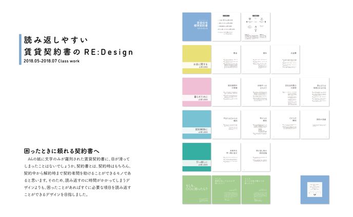 賃貸契約書のRE:Design