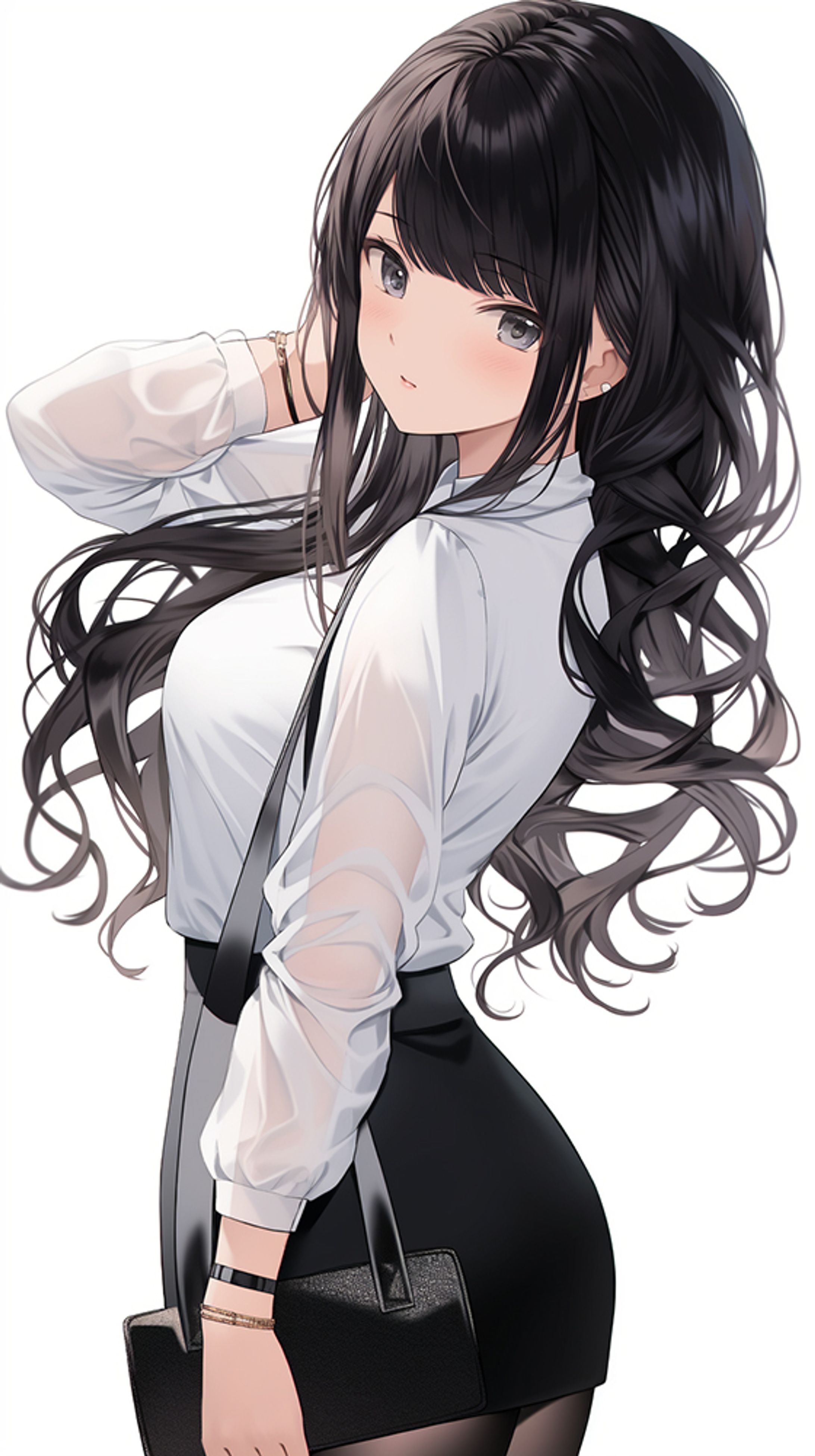 オリジナルイラスト(OLお姉さん)-1