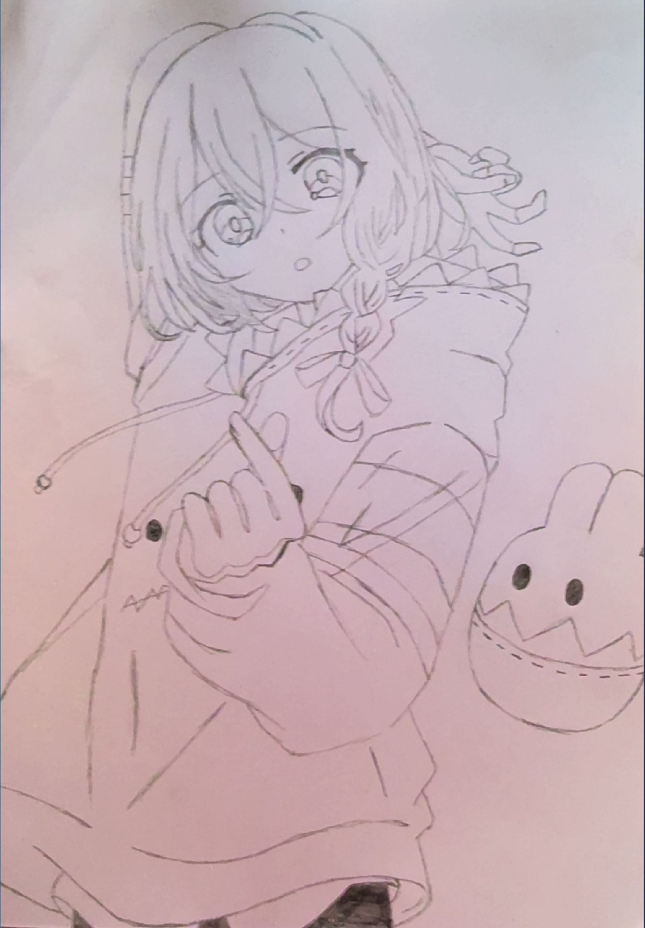 アルセチカさん　イラスト　模写-1