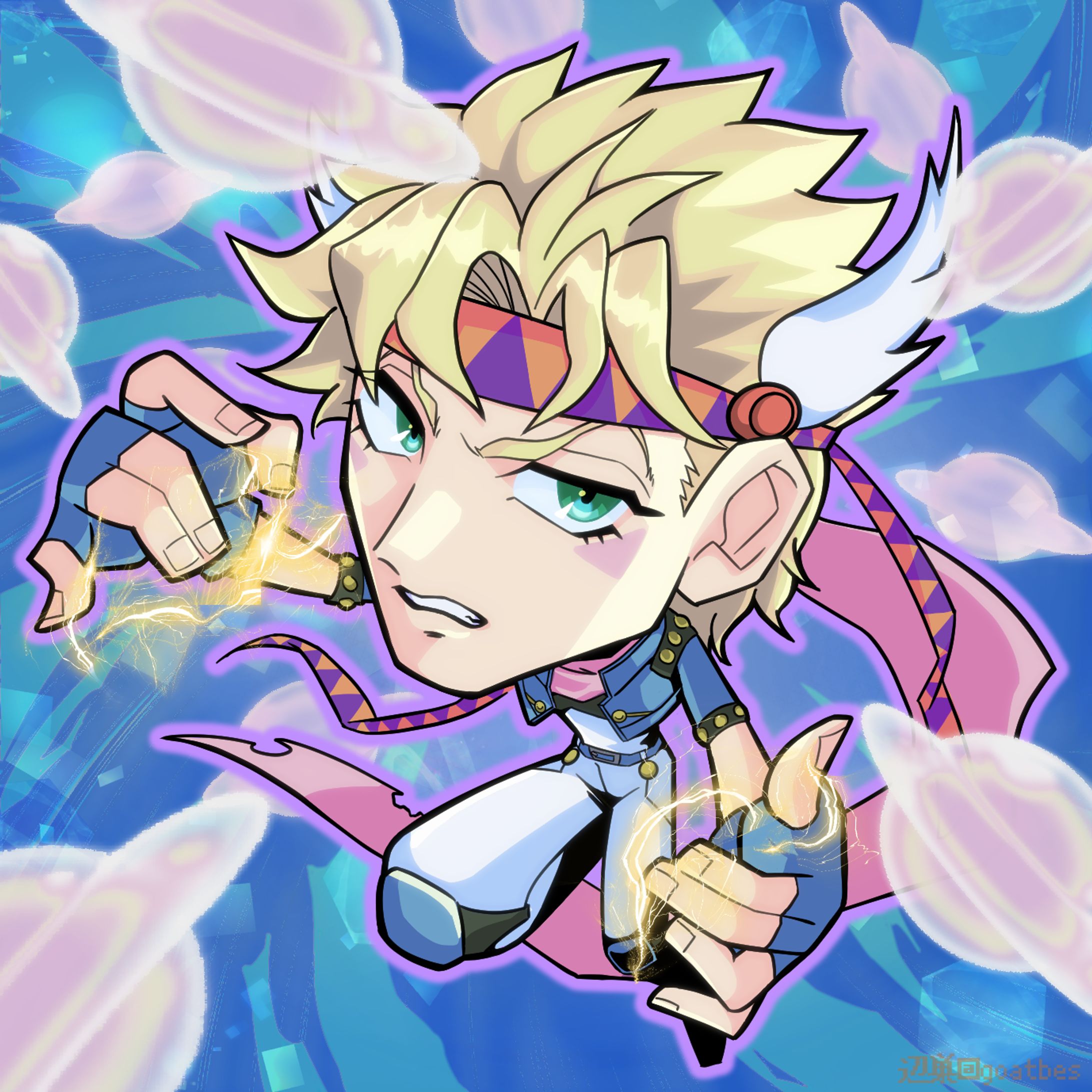 ファンアート　ジョジョ　シーザー-1