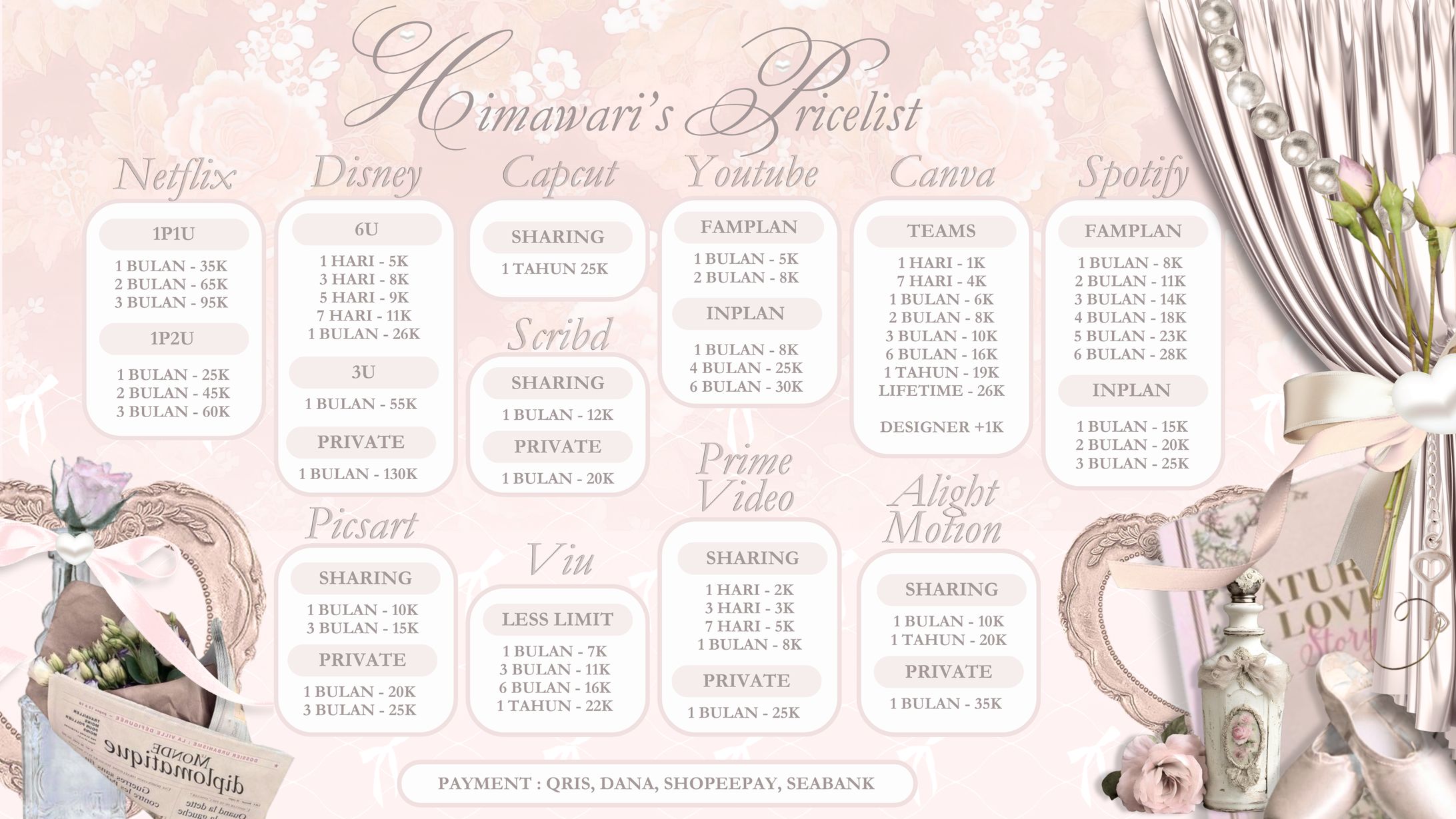 [PL] Himawari's Pricelist-1