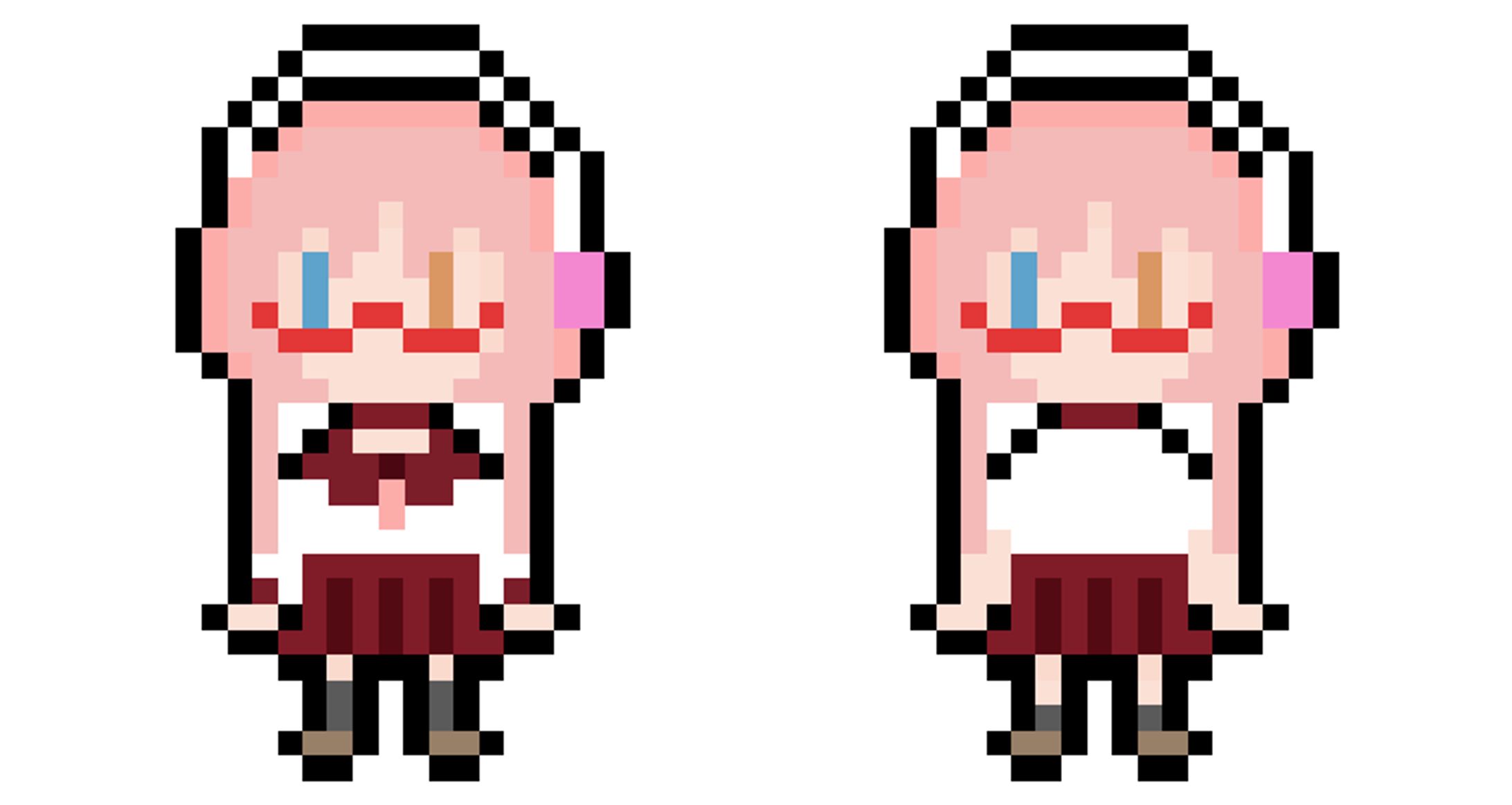 🌺綾川花香　ドット絵-1