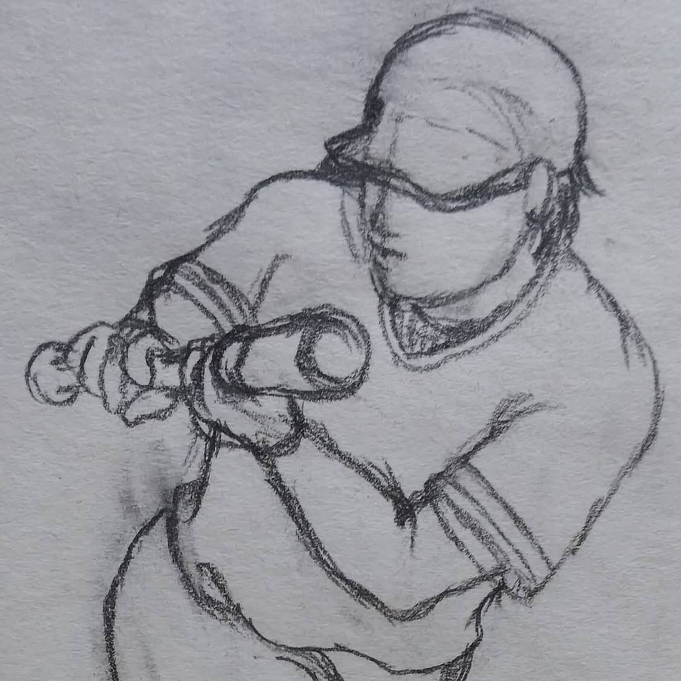 バントの下絵
これをパソコンに取り込んでトレースしていじくり倒します
#横浜DeNAベイスターズ #DeNA #ベイスターズ #横浜ベイスターズ #baystars #yokohama #野球 #baseball #バント #打撃 #ヘルメット萌え #イラスト #絵 #下絵 #下書き #デザイン #顔がぶっちぎりでタイプ-1