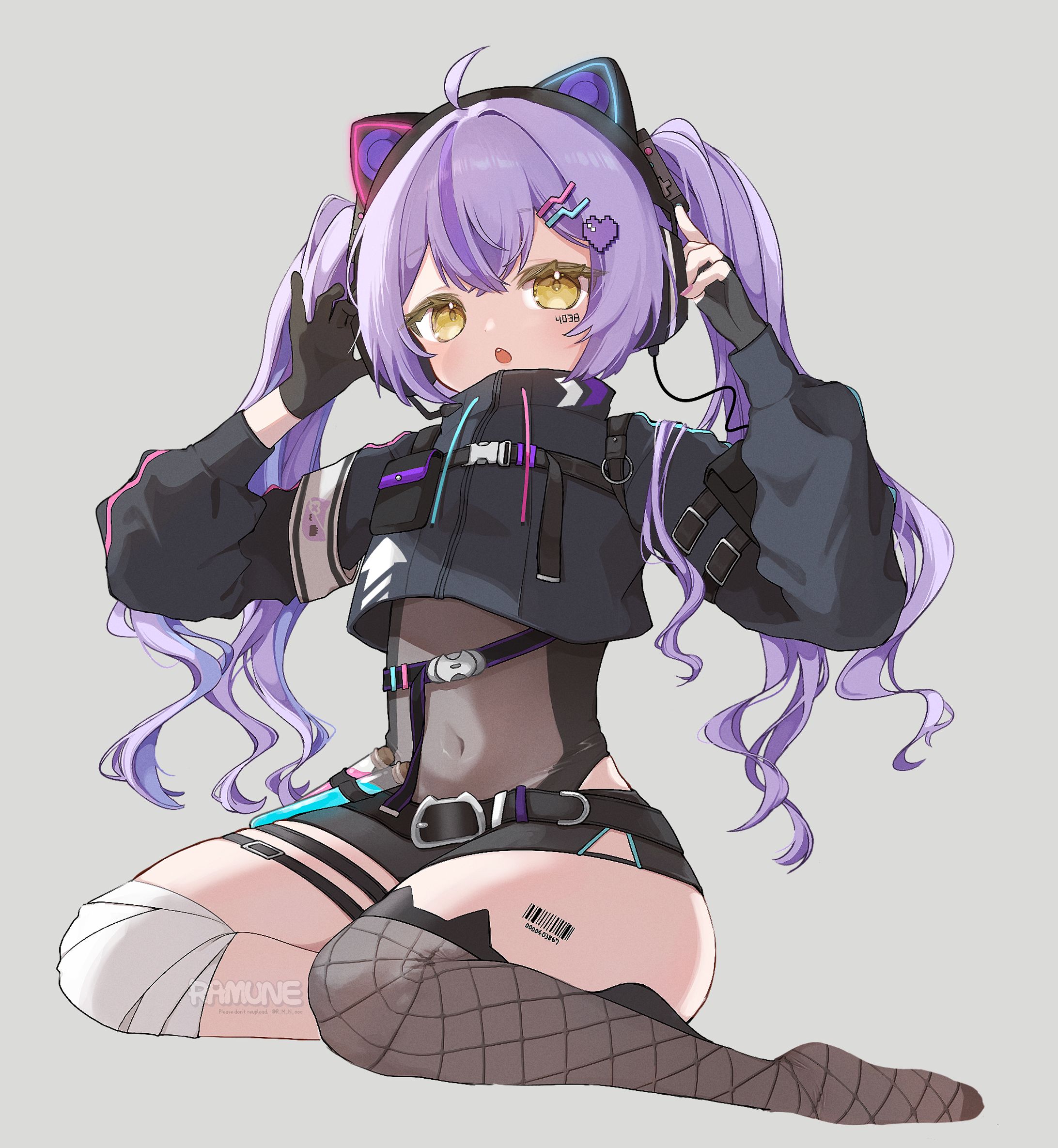 紫宮るな様ファンアート-1