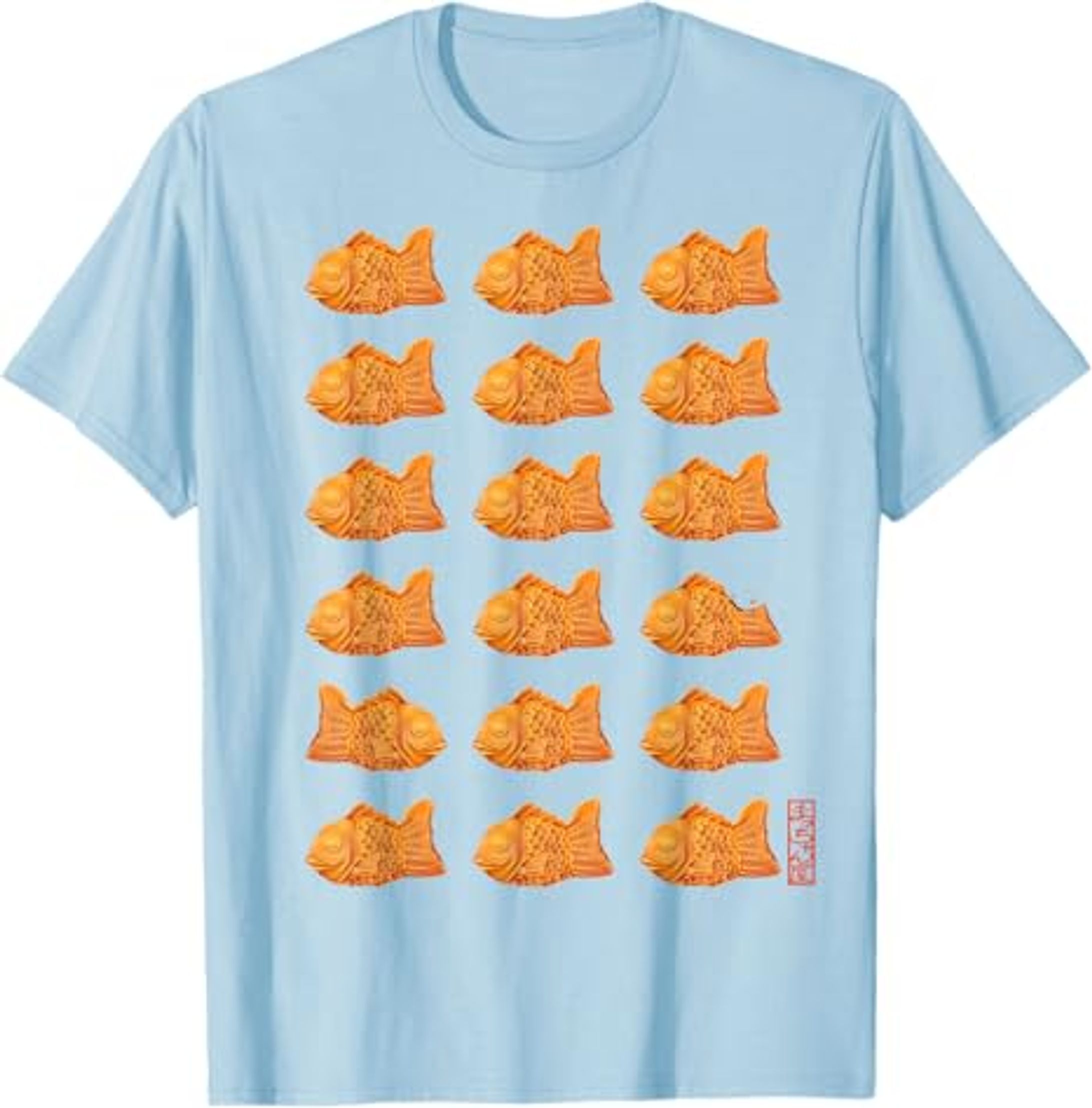 まっちゃん屋の『たい焼き』十八尾 Tシャツ-1