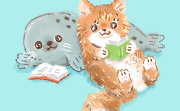 あざらしさんと🦭📗

@merurun_run_muybonita ミエルちゃん描かせていただきました！

#illust #artwork #illustration #drawing #cuteart #cuteartwork #kawaiiart #いらすと #イラスト #ねこ #猫 #キャラクター #ほのぼの #絵  #いらすとぐらむ #イラストレーター #일러스트 #미술 #插图 #插畫 #猫イラスト#イラスト好きな人と繋がりたい #catillustration #イラストグラム#animalillustration#オリジナルイラスト#sealion#マンチカン#munchkin