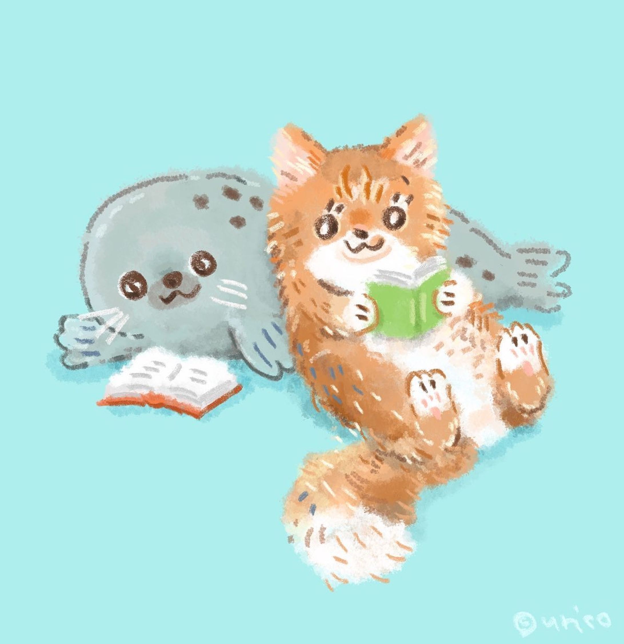 あざらしさんと🦭📗

@merurun_run_muybonita ミエルちゃん描かせていただきました！

#illust #artwork #illustration #drawing #cuteart #cuteartwork #kawaiiart #いらすと #イラスト #ねこ #猫 #キャラクター #ほのぼの #絵  #いらすとぐらむ #イラストレーター #일러스트 #미술 #插图 #插畫 #猫イラスト#イラスト好きな人と繋がりたい #catillustration #イラストグラム#animalillustration#オリジナルイラスト#sealion#マンチカン#munchkin-1