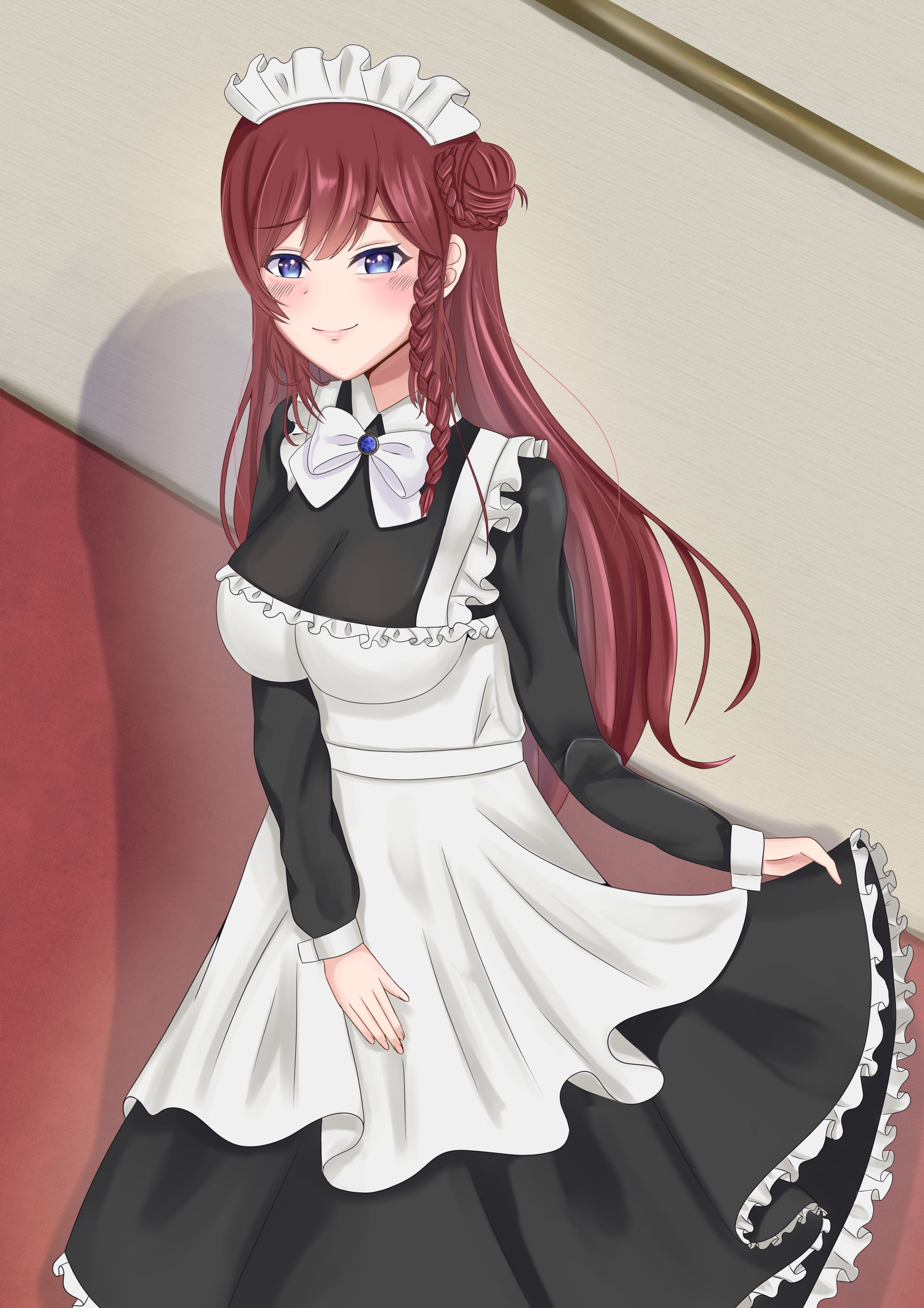 【Vtuber】毘沙門天ゆるいこ様メイド服-1