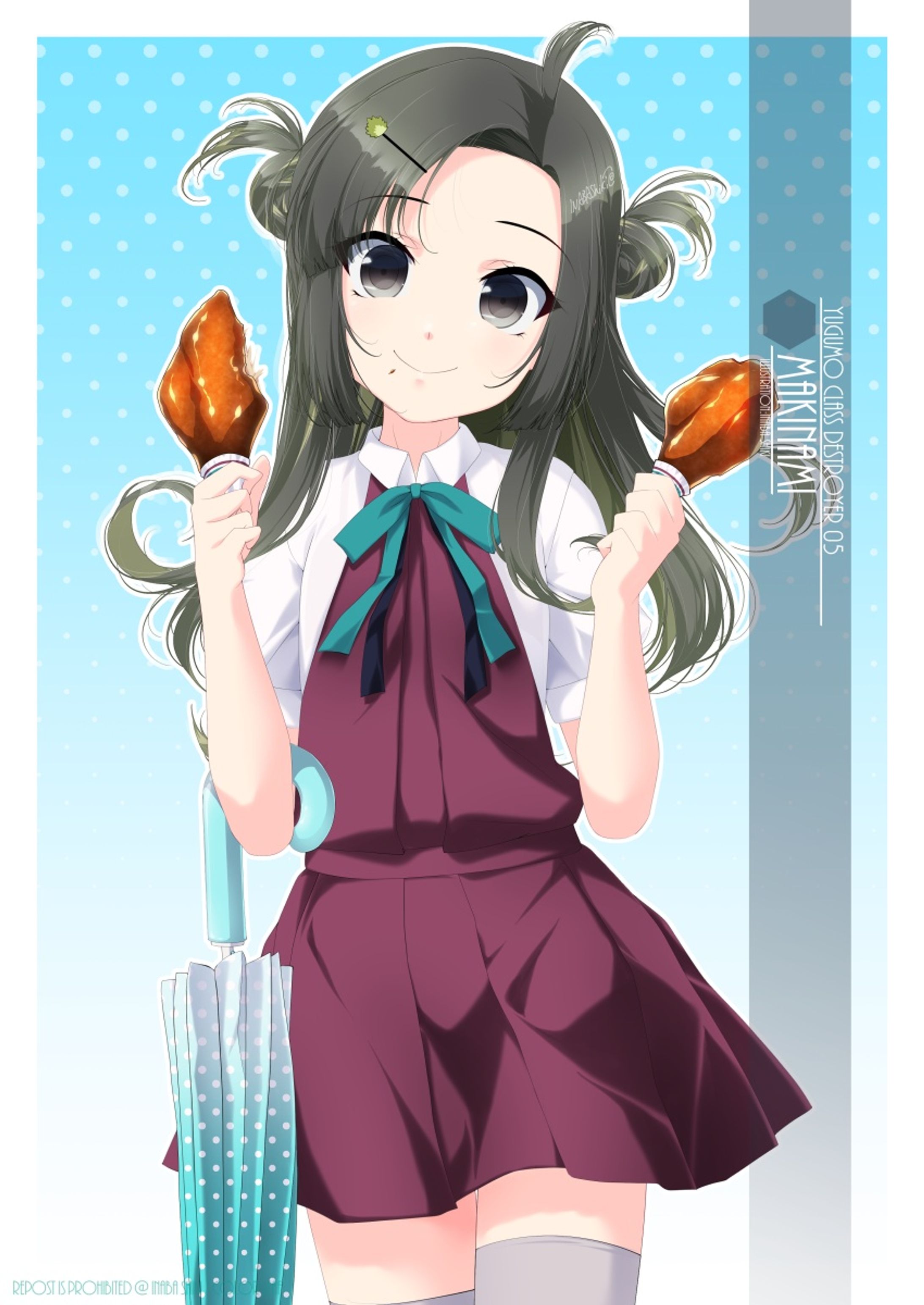 イラスト「巻波(艦これ)」211220re220613梅雨-1