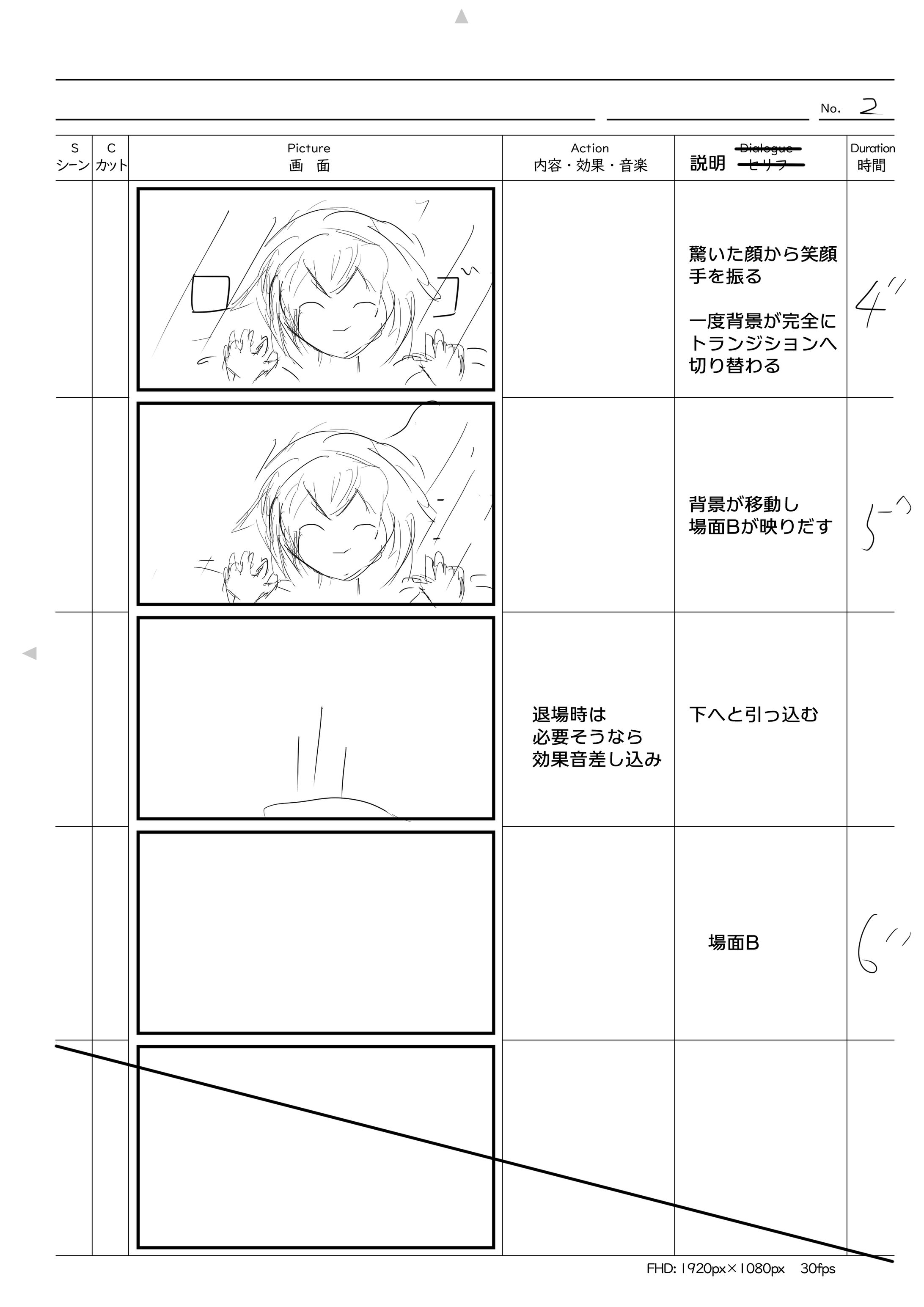 ▲絵コンテ_2ページ目