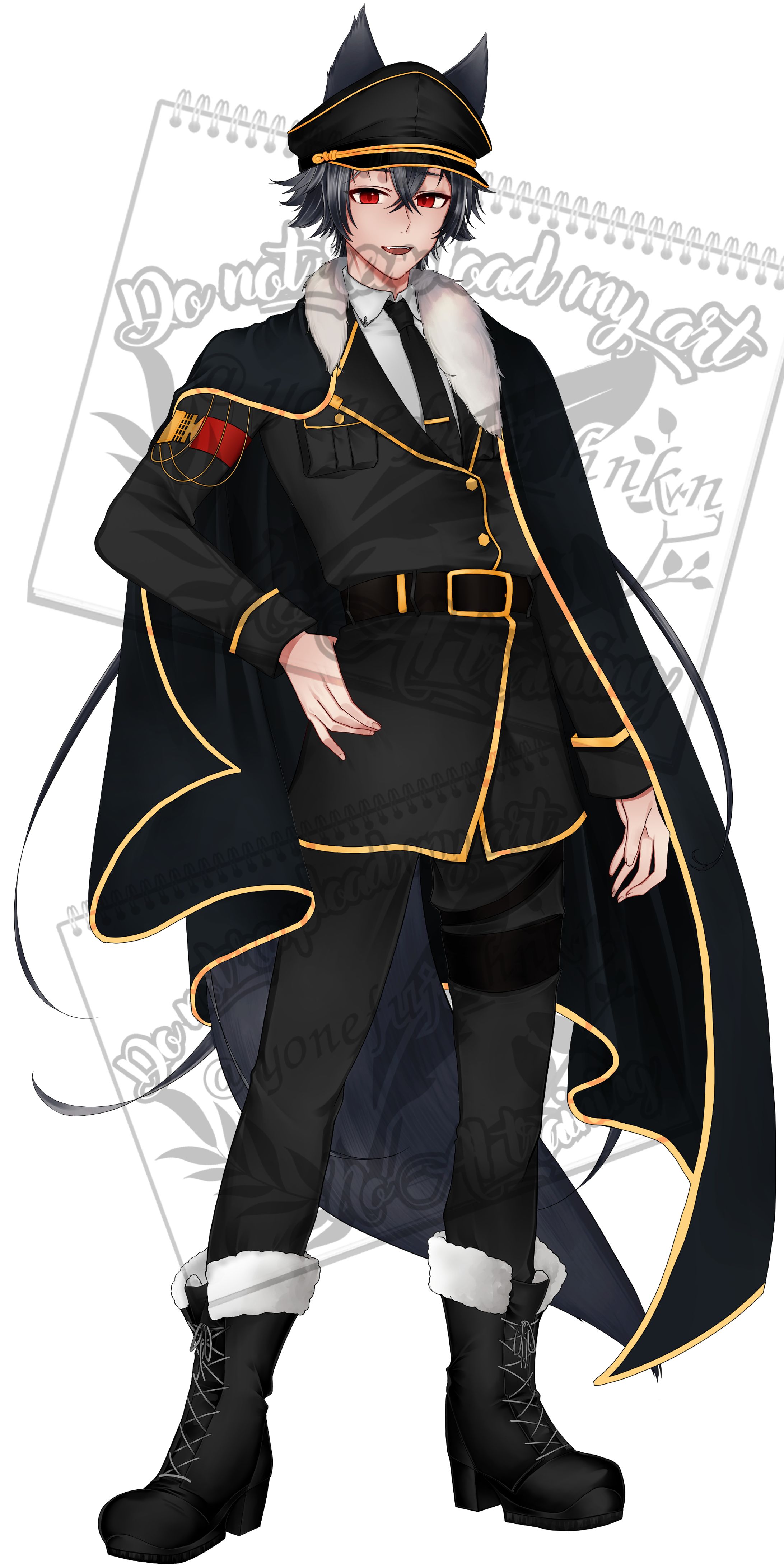 Snowdrop🧊❄様　軍服立ち絵（差分あり）-1