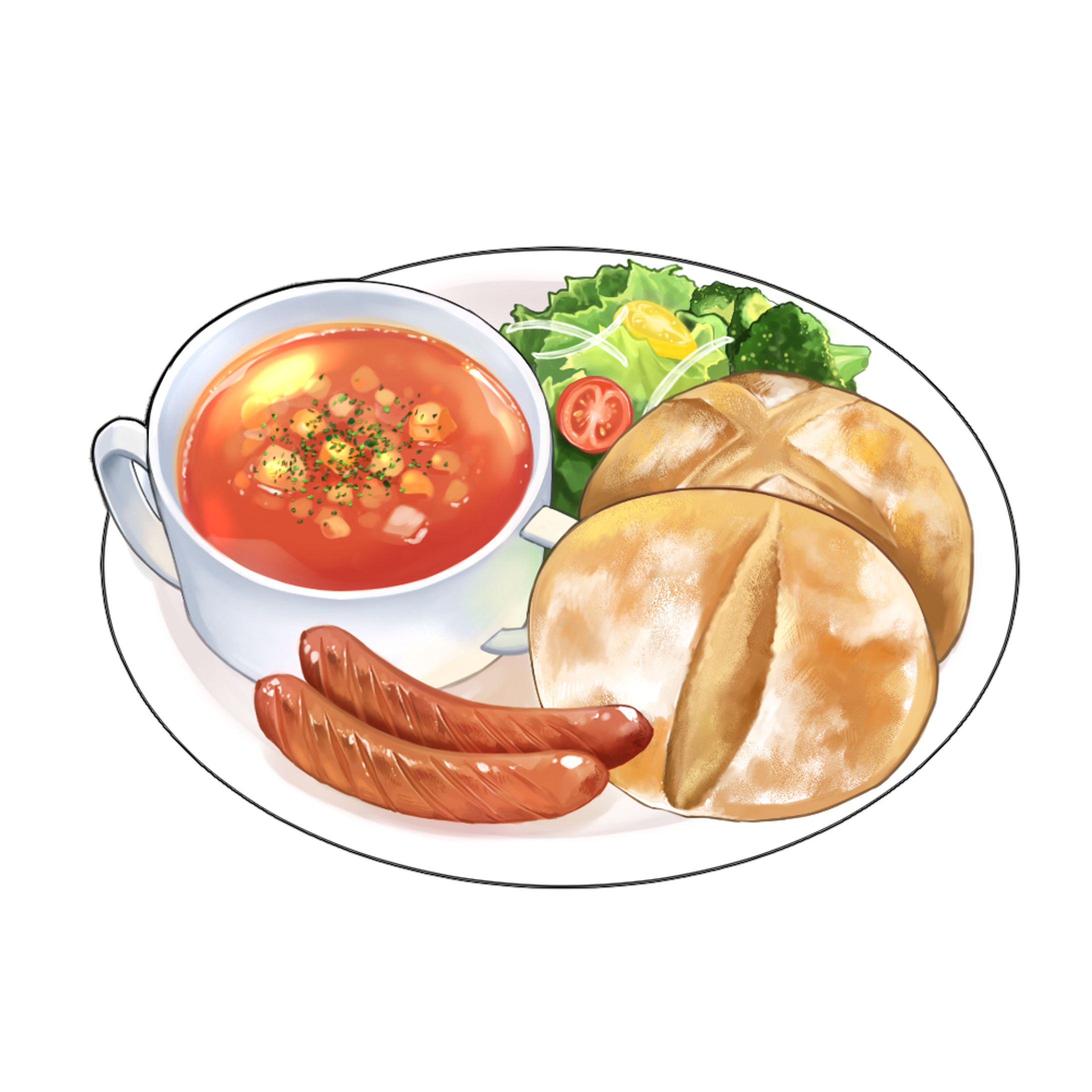 焦げたにんじん様ご依頼 ｜パンセット-1
