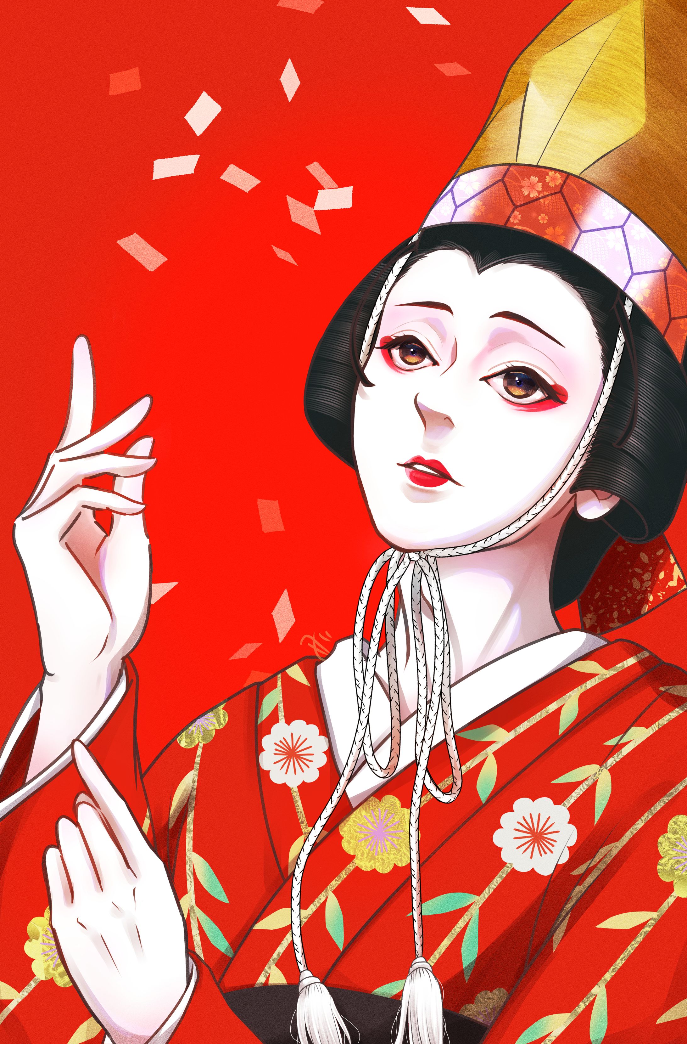 国宝 イラスト-1