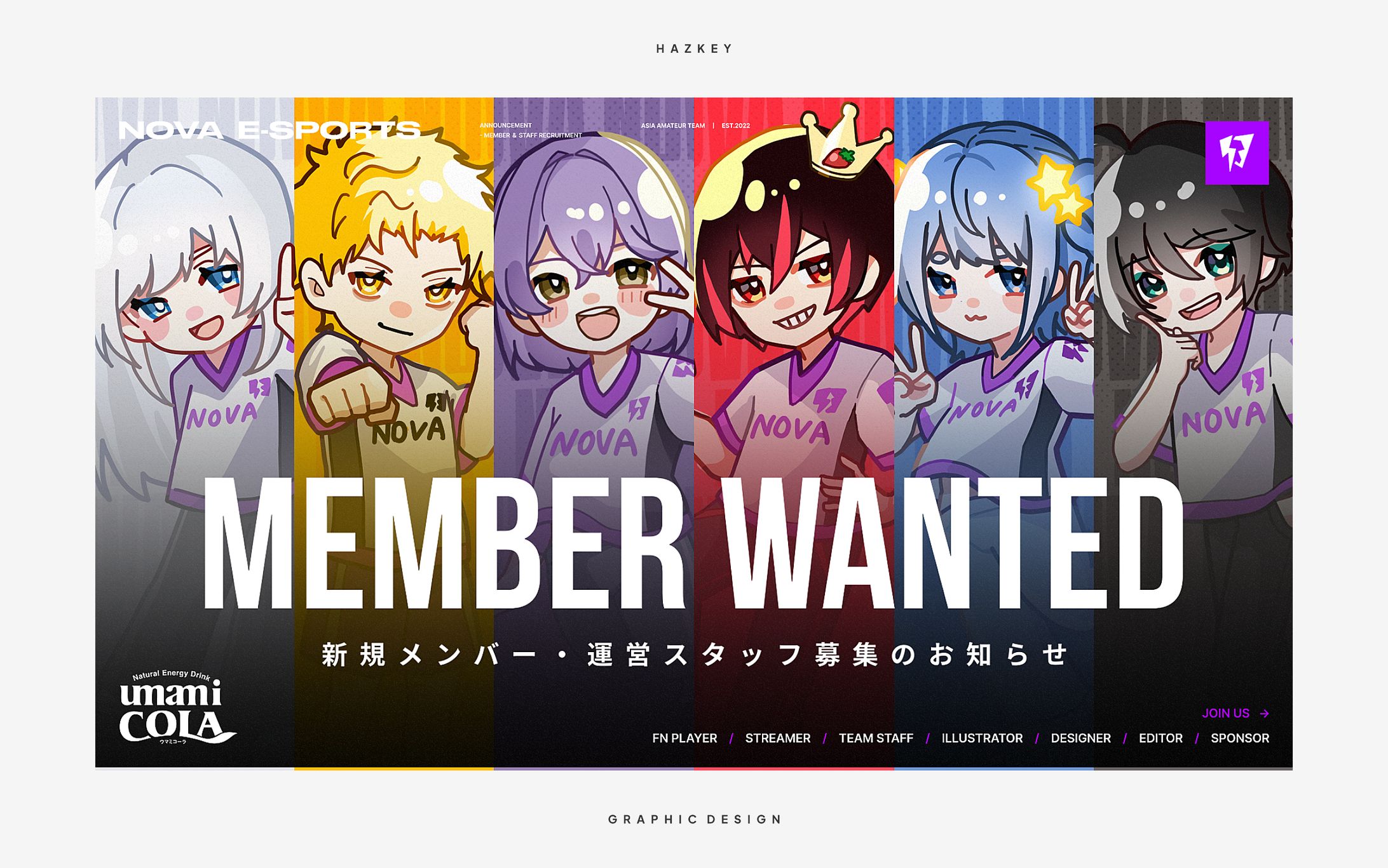 GRAPHIC DESIGN // MEMBER WANTED - Nova E-sports-1