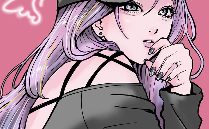 キャップ女子