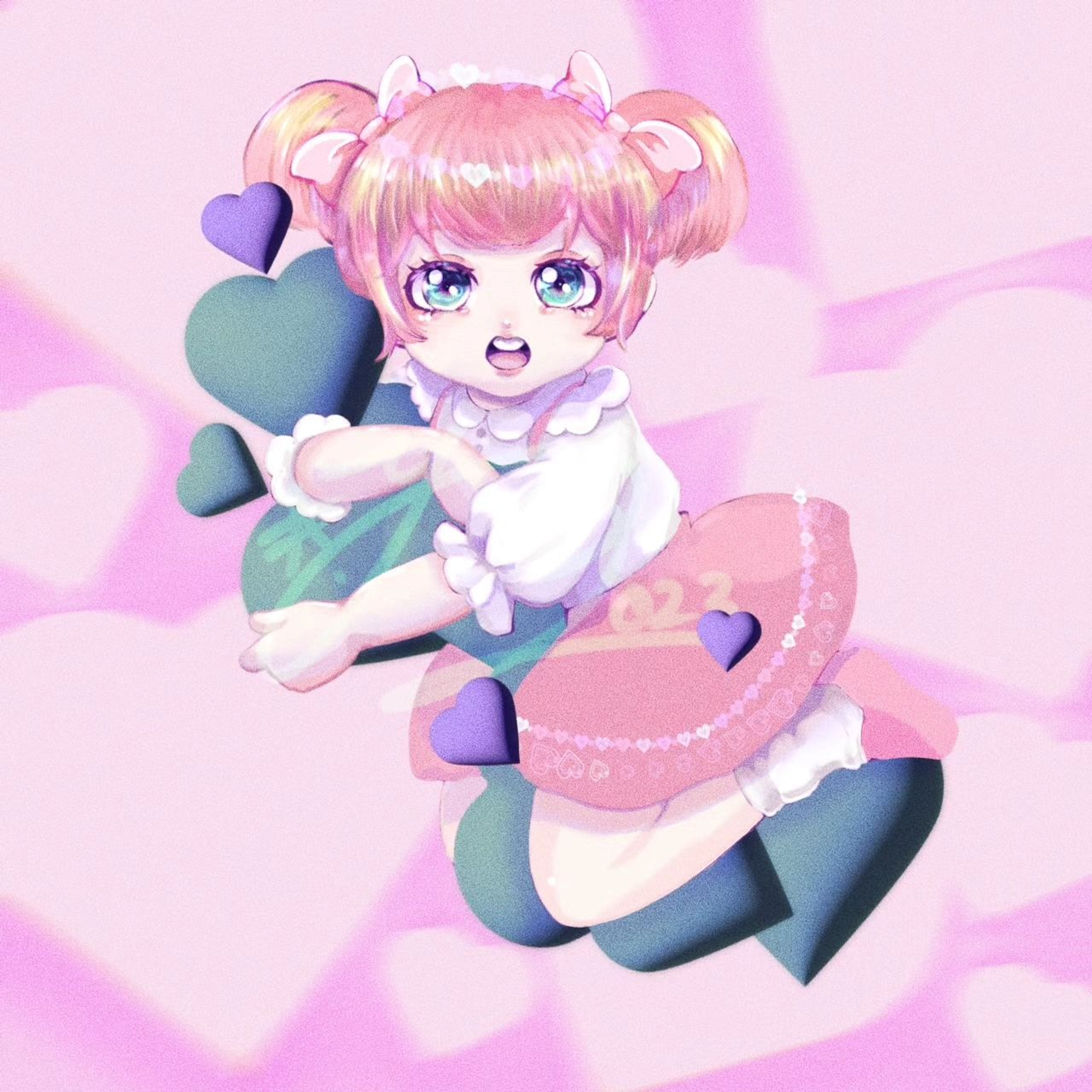 #illustration #illustrationmaking #イラストメイキング動画 
ハートはかわいい💞-1