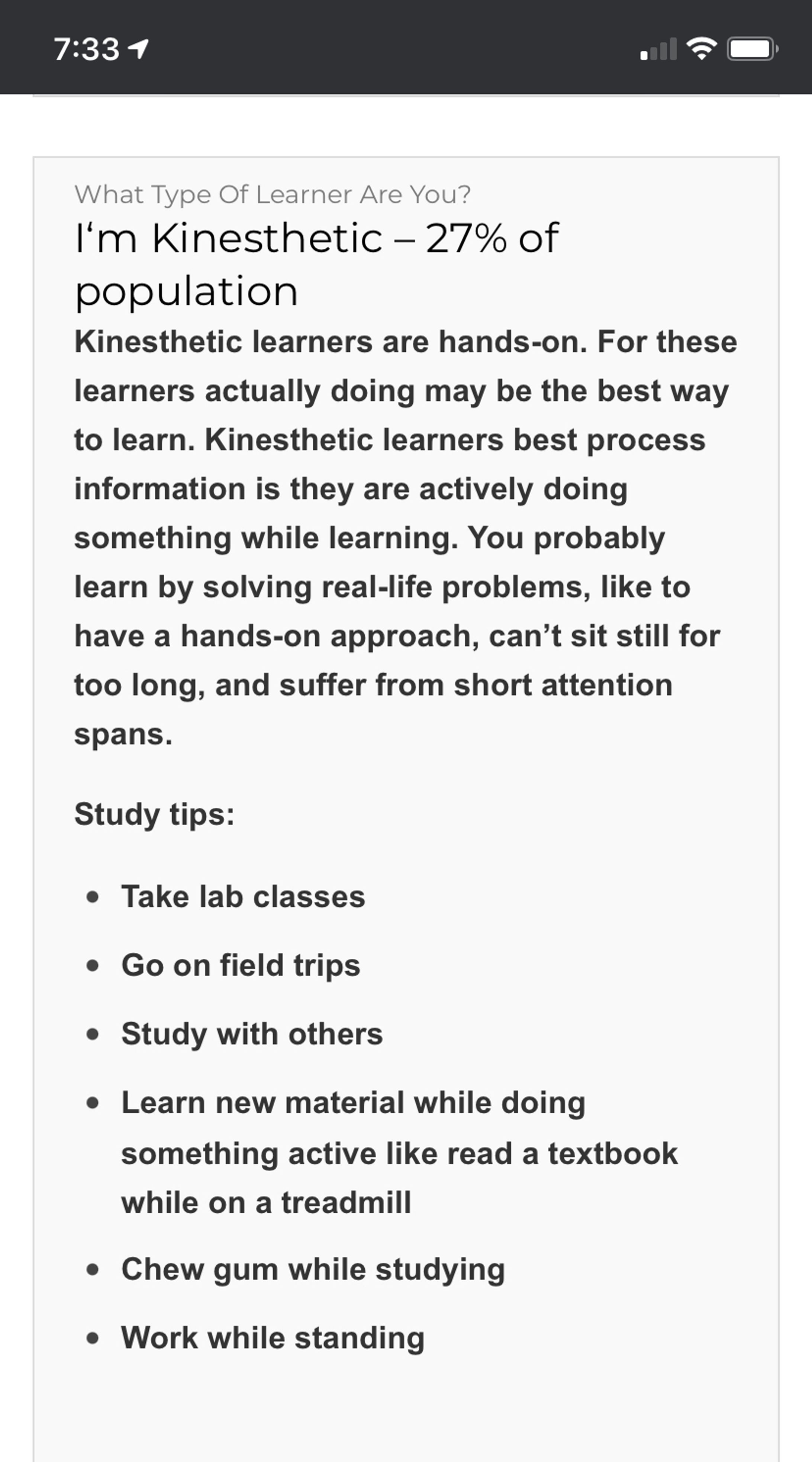 What kind of learner are you quiz?-1