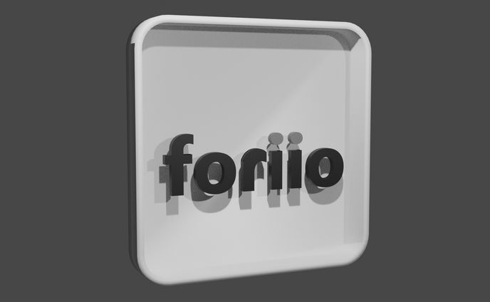 foriioアイコン　3Dモデル