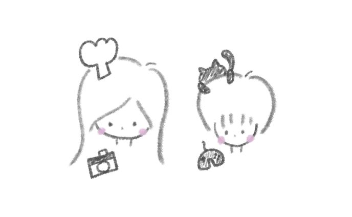 似顔絵アイコン　イラスト