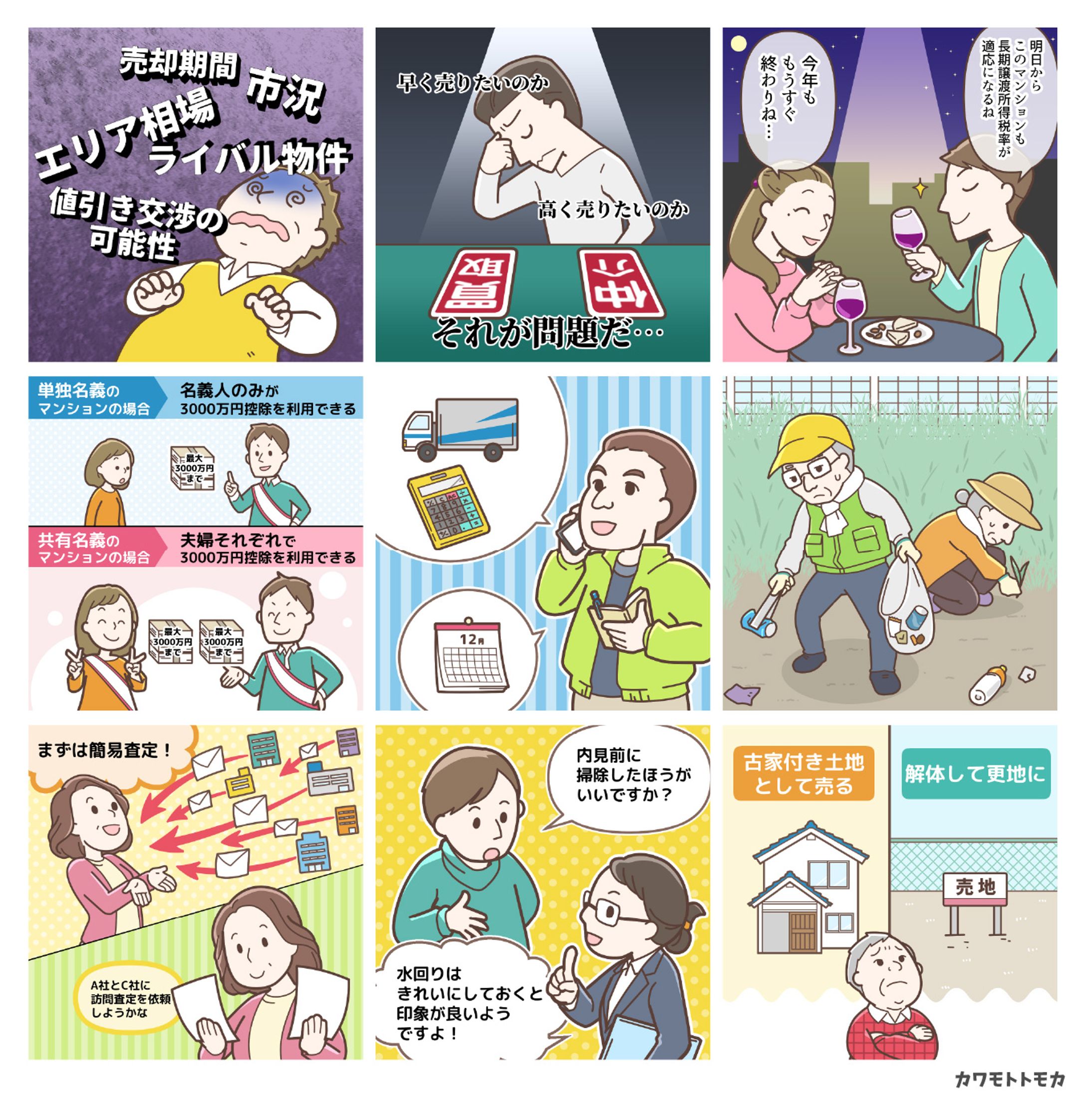 不動産売買記事のアイキャッチイラスト-1
