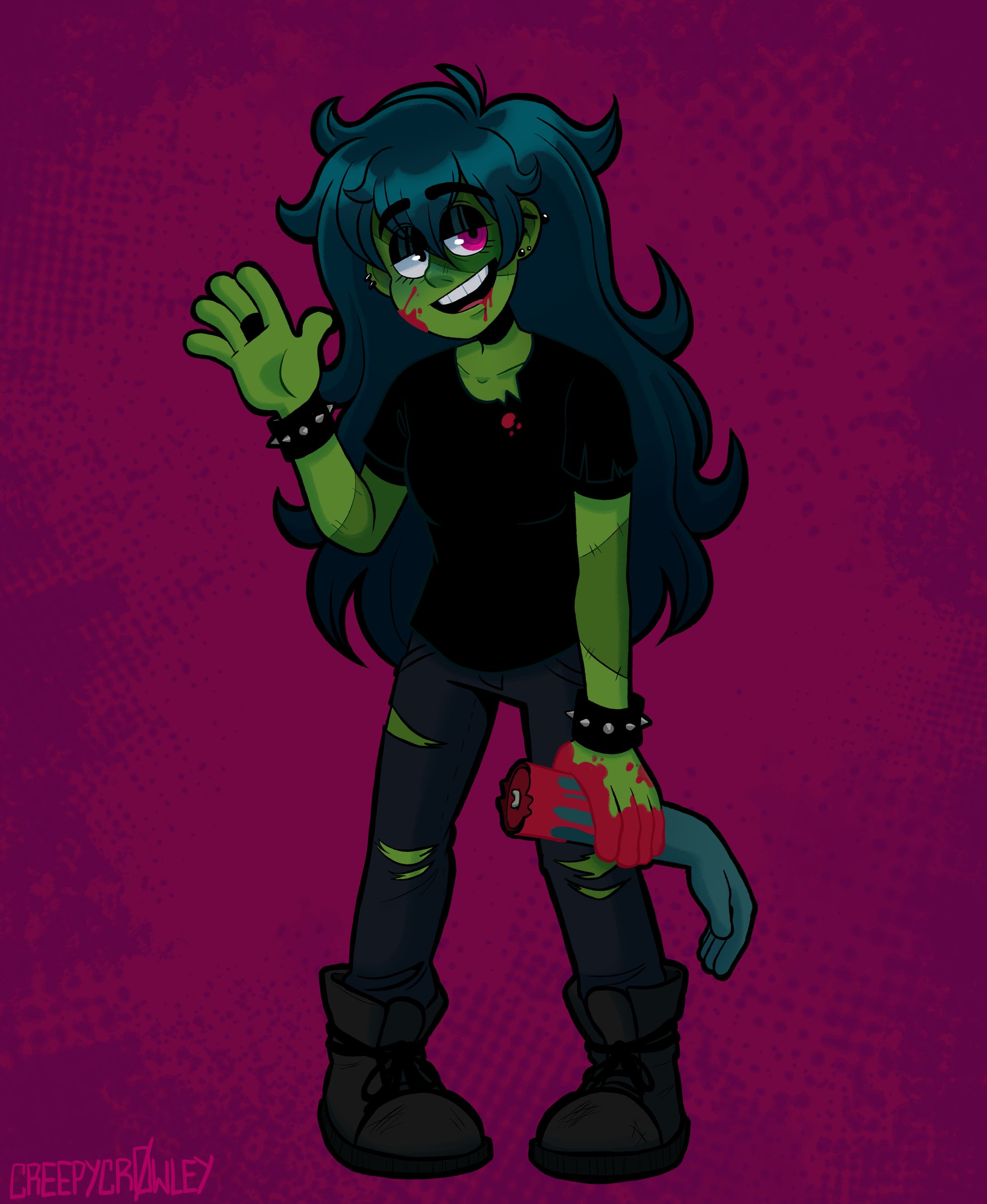 zombie girl design-1
