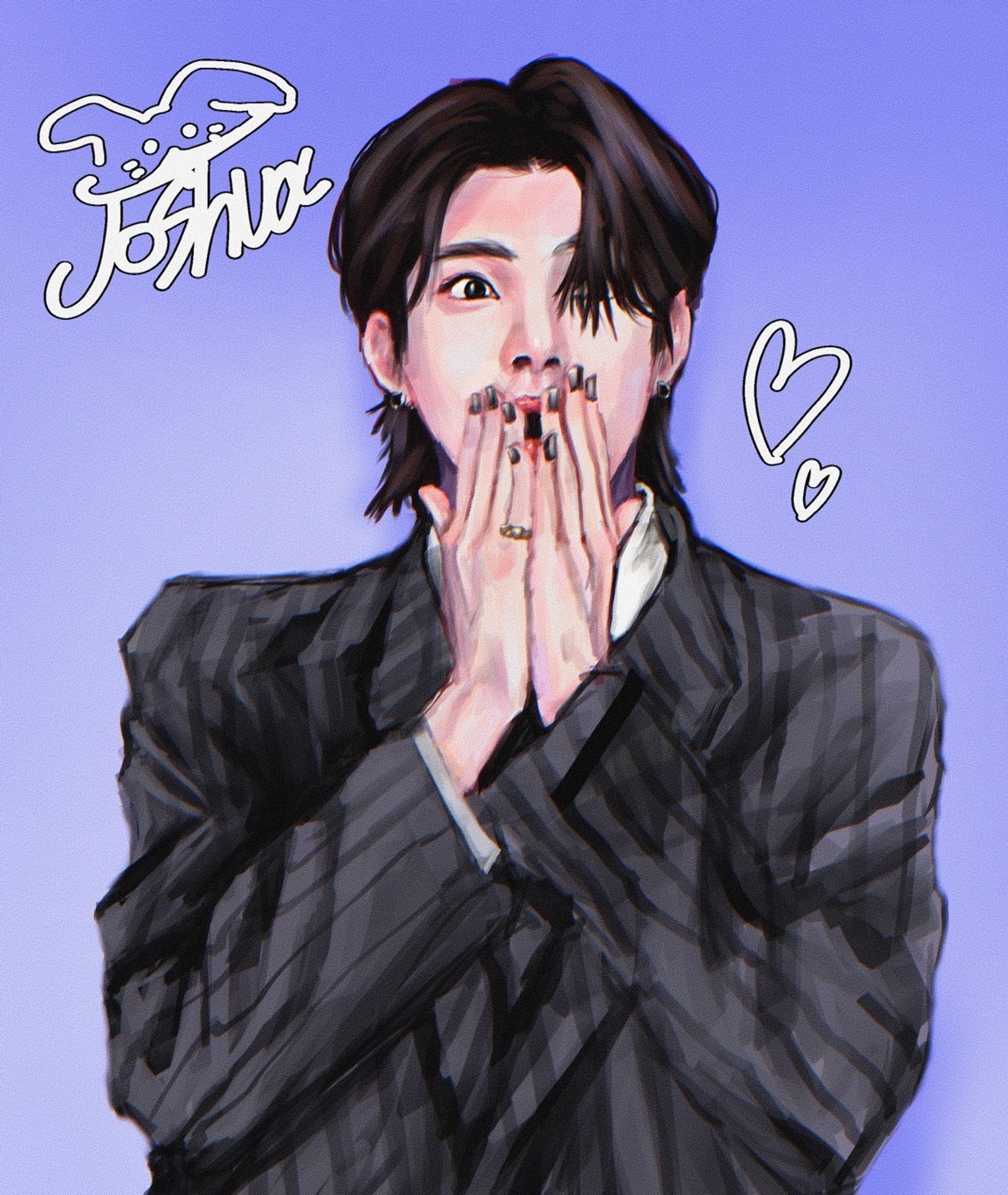 SEVENTEEN ジョシュア ファンアート-1