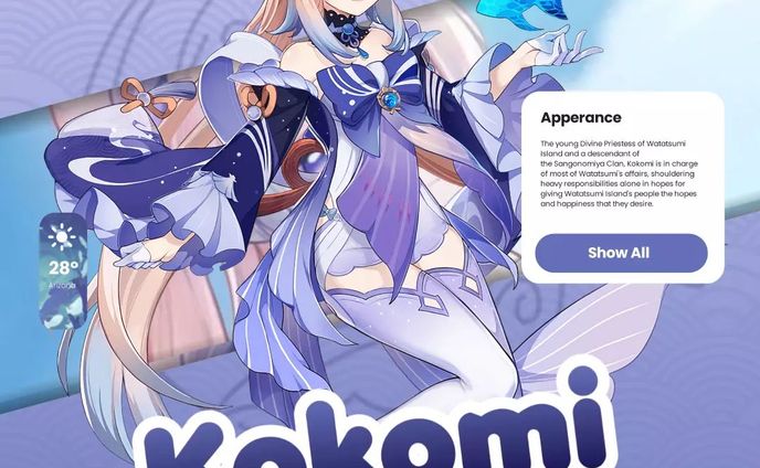 Kokomi Sagonomiya - GFX