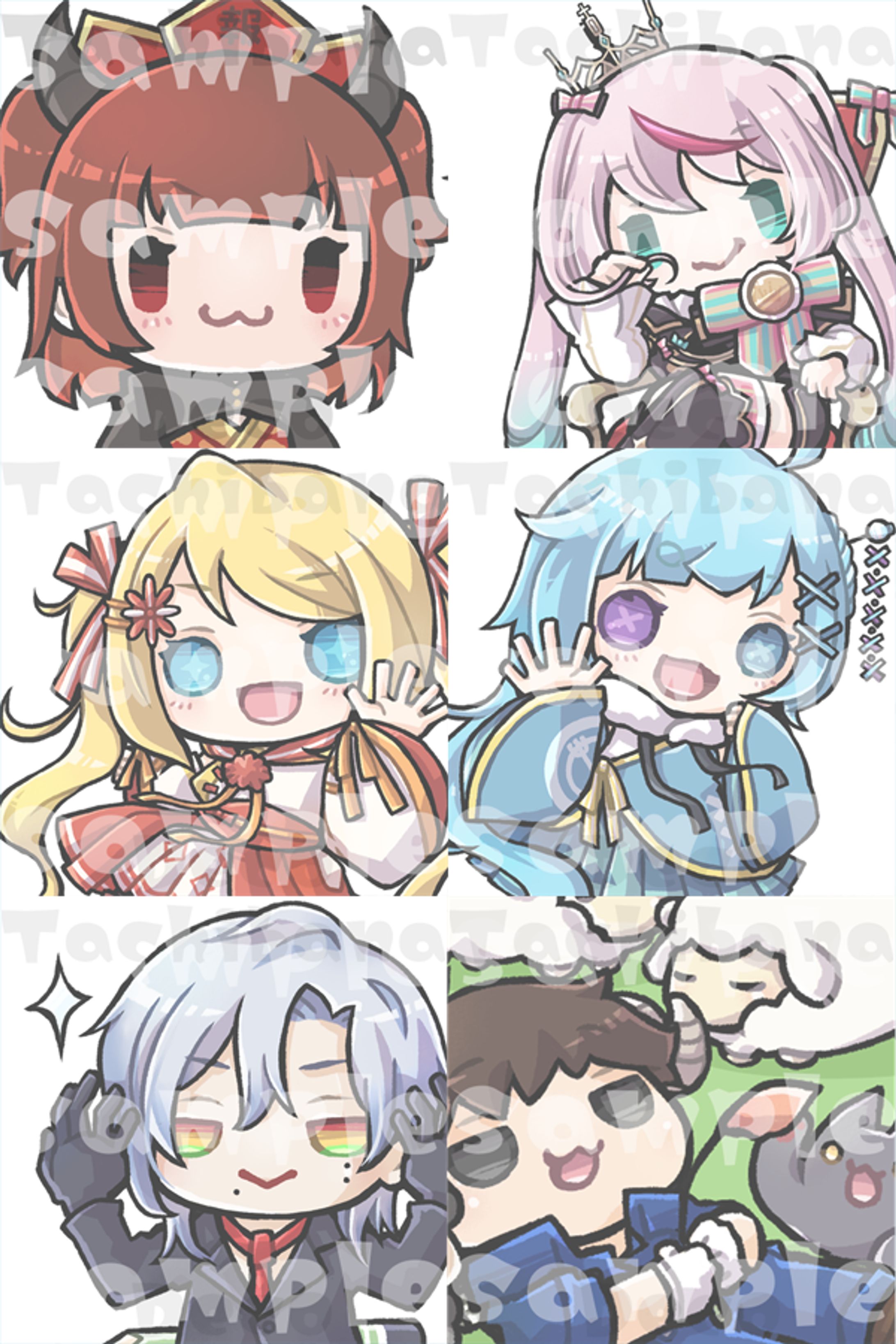 デフォルメキャラクターイラスト-1