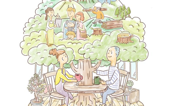 【イラスト】WEBキービジュアル