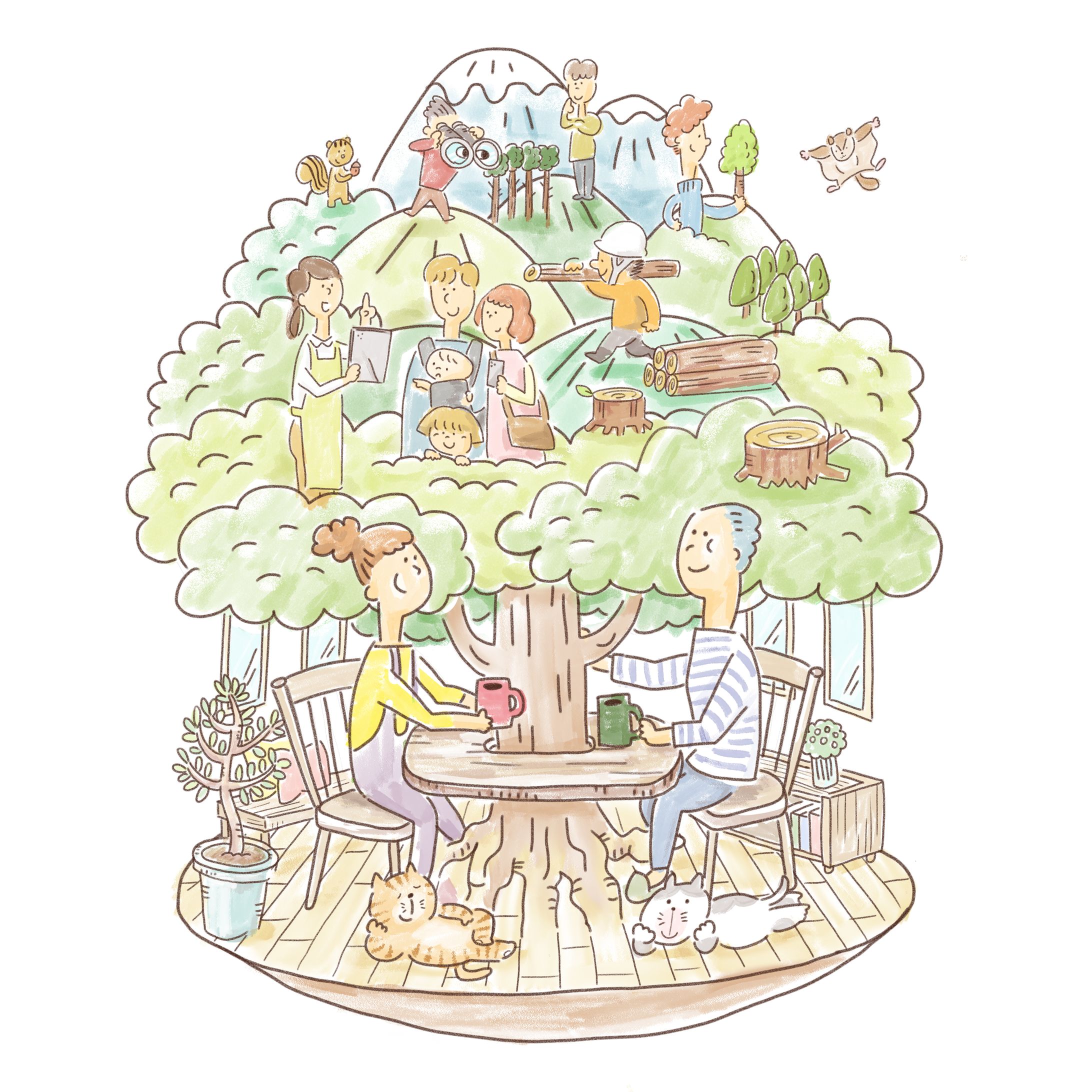 【イラスト】WEBキービジュアル-1