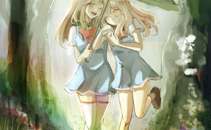 After the rain
.
.
#anime #illustration #art #digitalart #pastel #watercolour #oc #animegirl #twins
