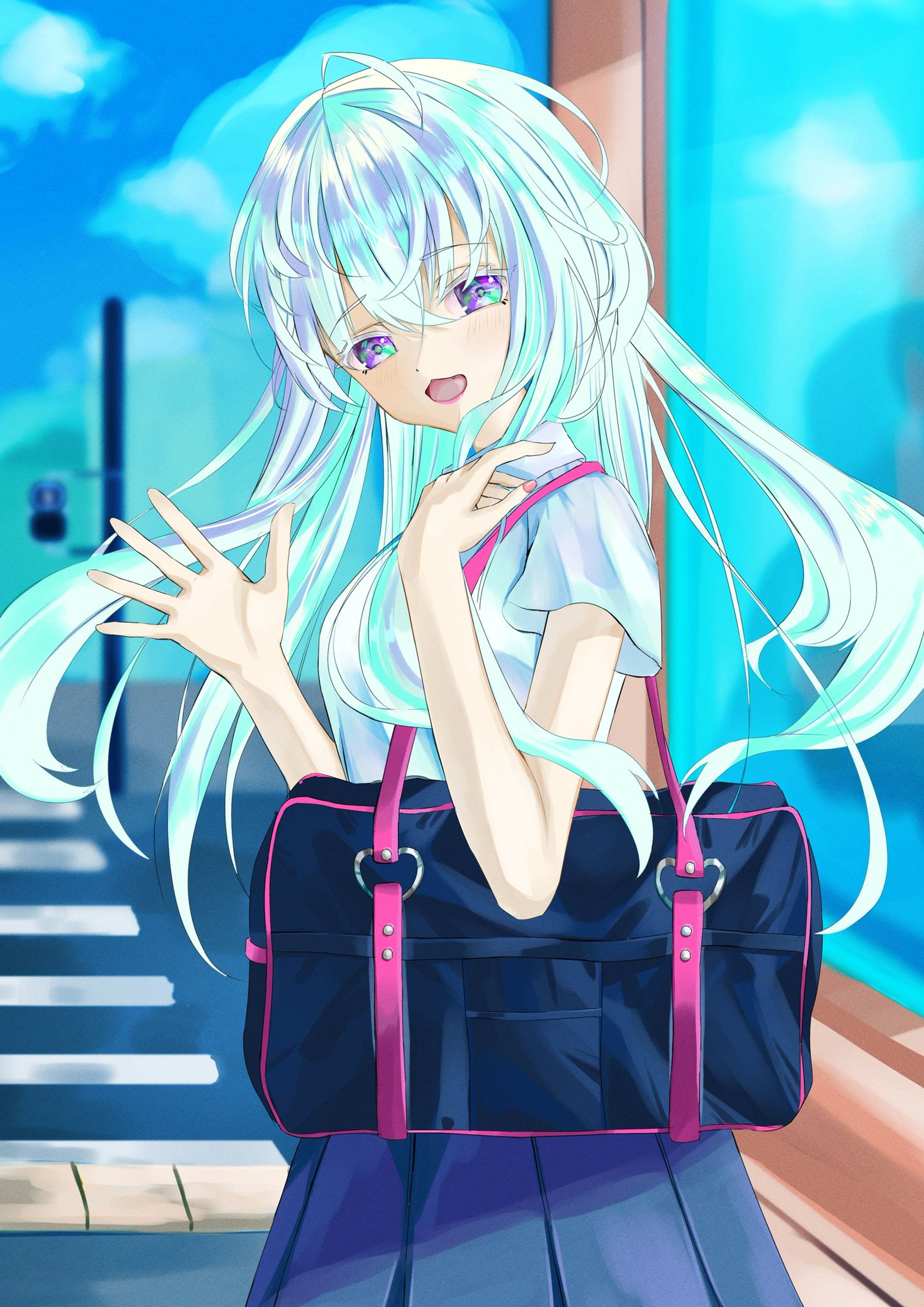 白髪の幼馴染-1