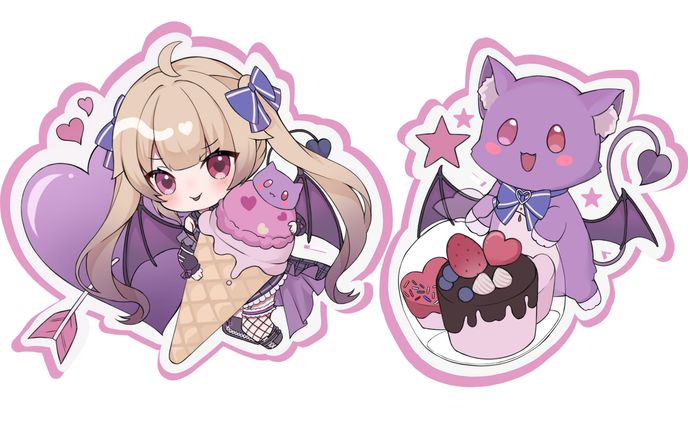 ［works］姫川愛理様　SDイラスト