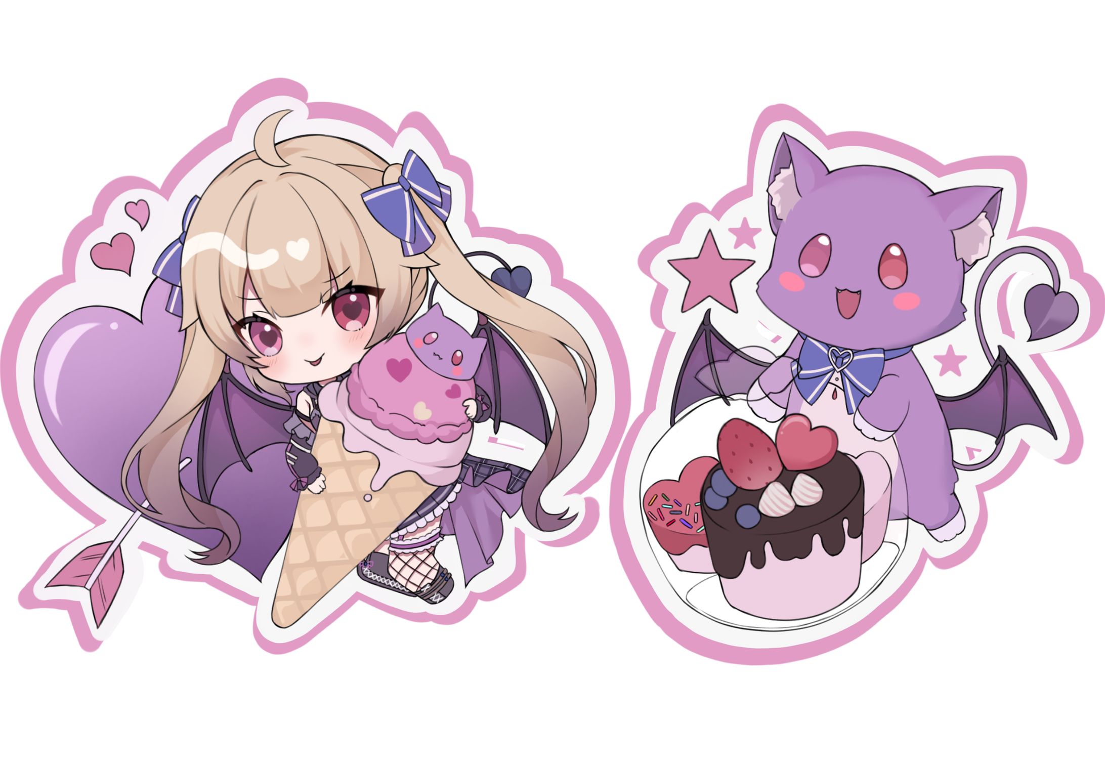 ［works］姫川愛理様　SDイラスト-1