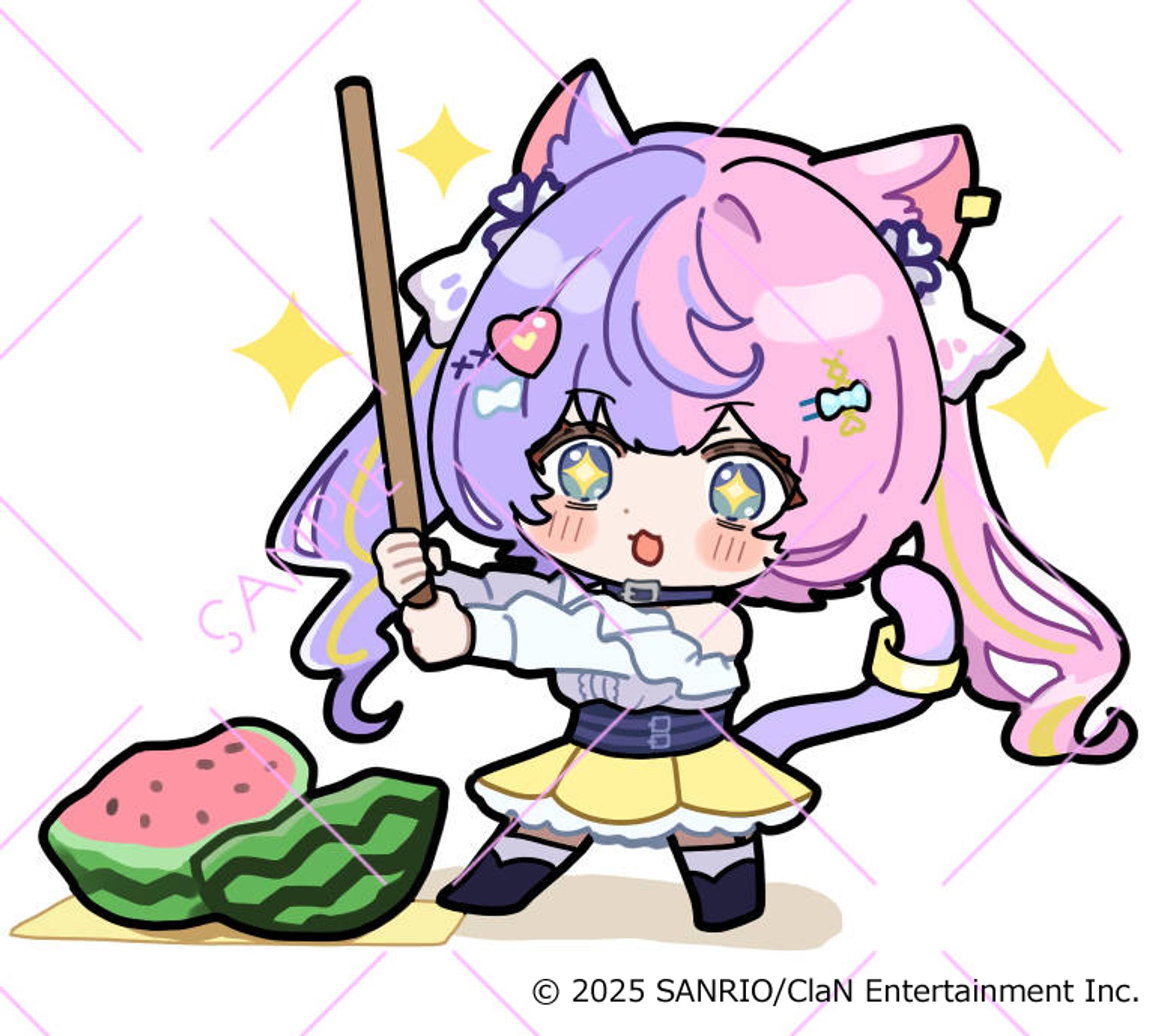 若魔藤あんず様◆メンシ限定ステッカーイラスト-1