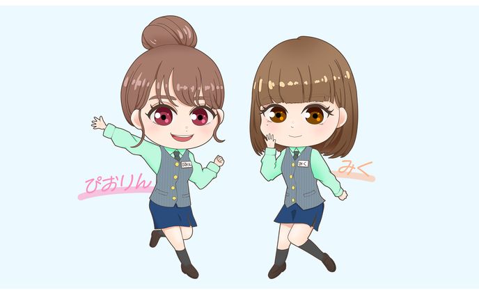 "みくぴお" - キャラクターデザイン