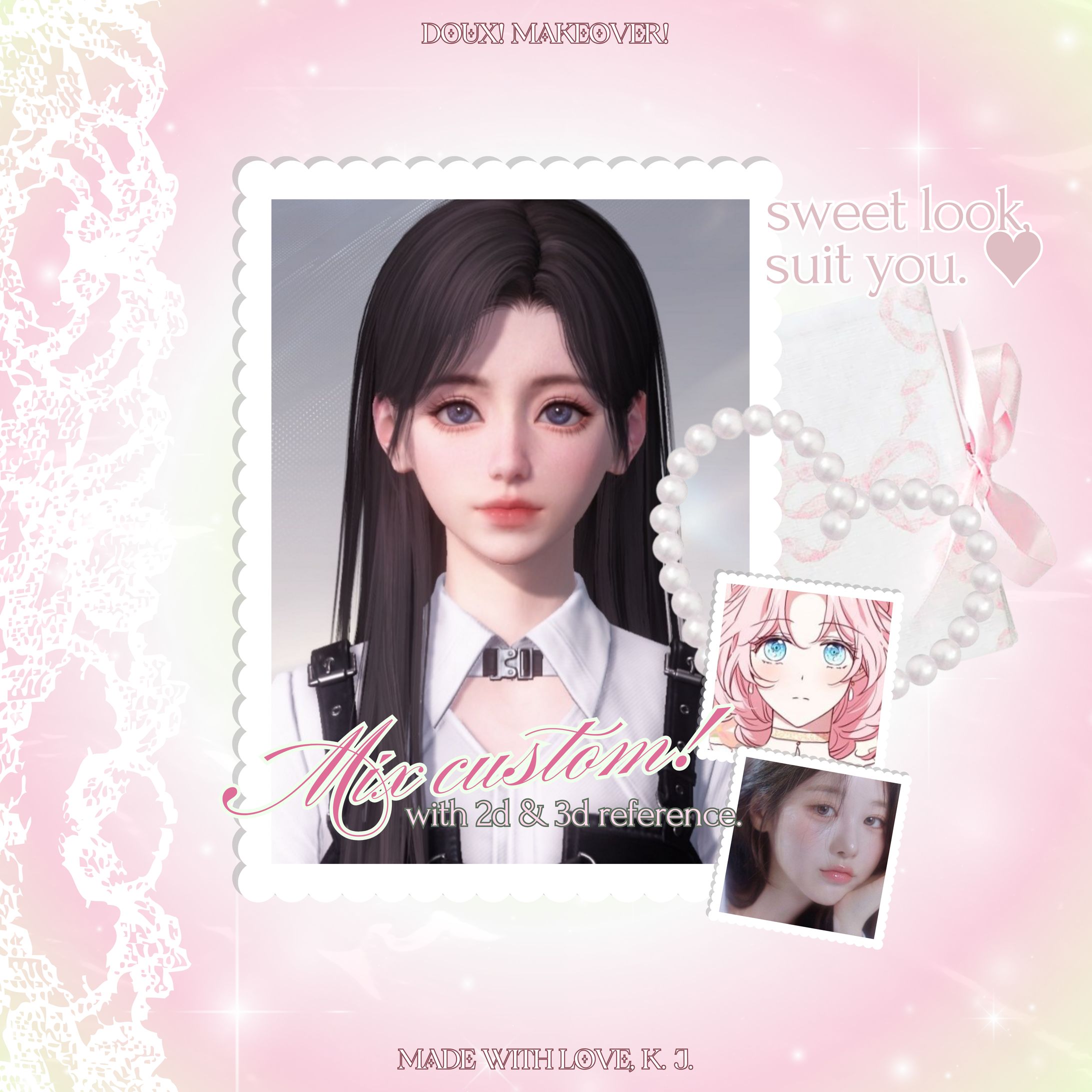 [STRAWBERRY SHORTCAKE] Mix Custom: 2D & 3D-1